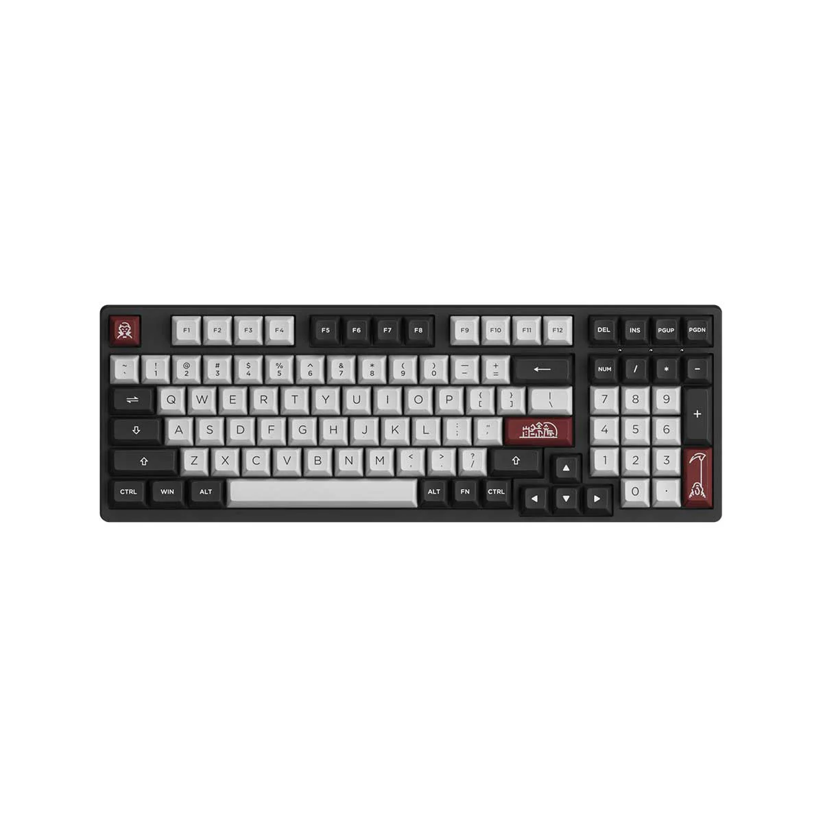 Akko Dracula Castle 3098S Hotswappable RGB Mechanical Keyboard (Akko CS Jelly Purple) - Image 7