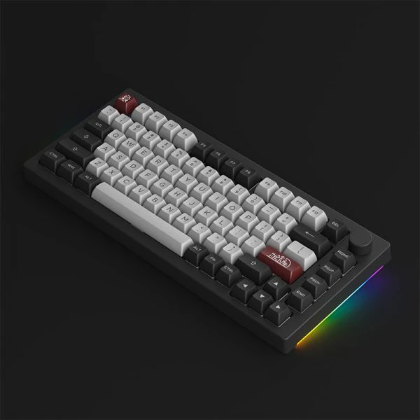 Akko Dracula Castle 5075B Plus Multi-Modes RGB Mechanical Keyboard (Wine White) - Image 3