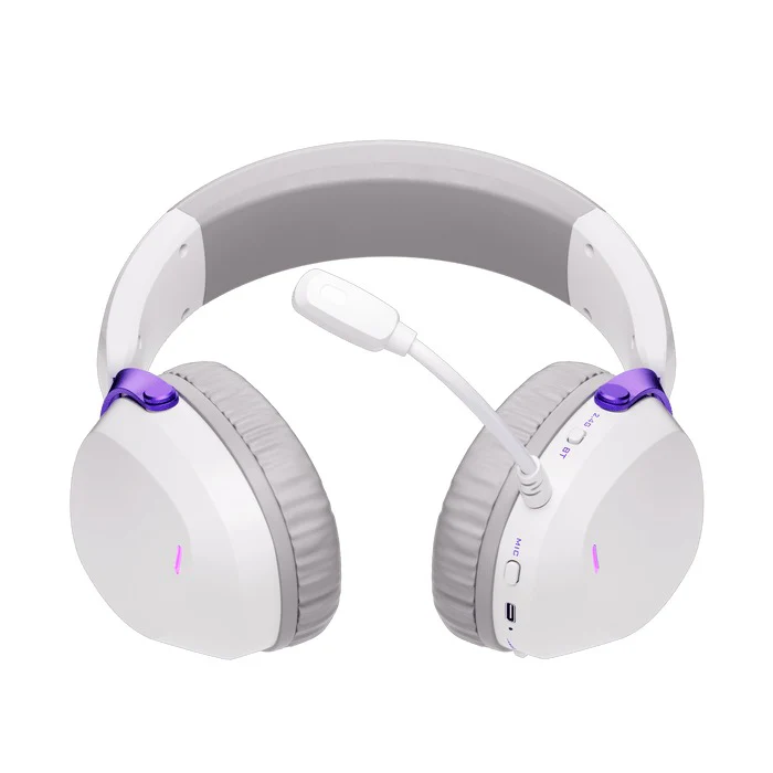 Akko GH300 Tri-Mode Gaming Headset with Microphone (Black, White) - Image 14