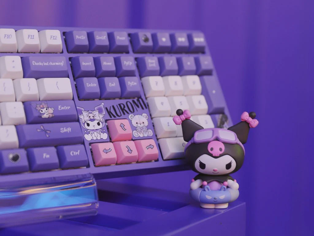 Akko Kuromi 5108B Plus Multi-Modes RGB Hot-Swappable Mechanical Keyboard (Akko CS Crystal) - Image 14