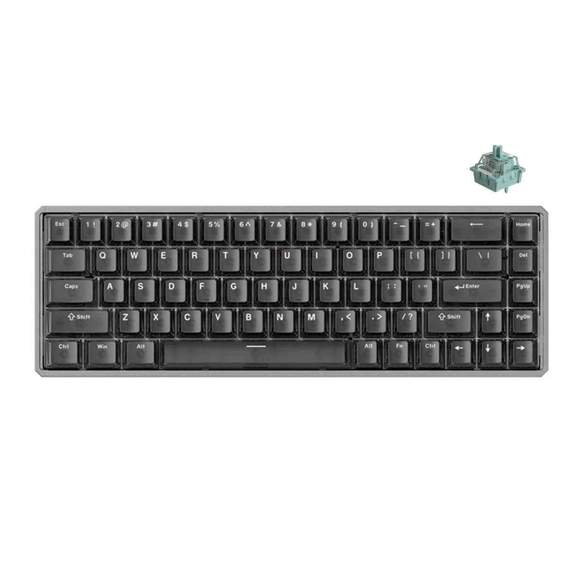 Akko MOD68 HE Aluminum Case Wired ARGB Magnetic Keyboard (Black Transparent) (Akko AstroAim Magnetic Switch) (02N-02I-02W-02G-02L-02K) - Image 7