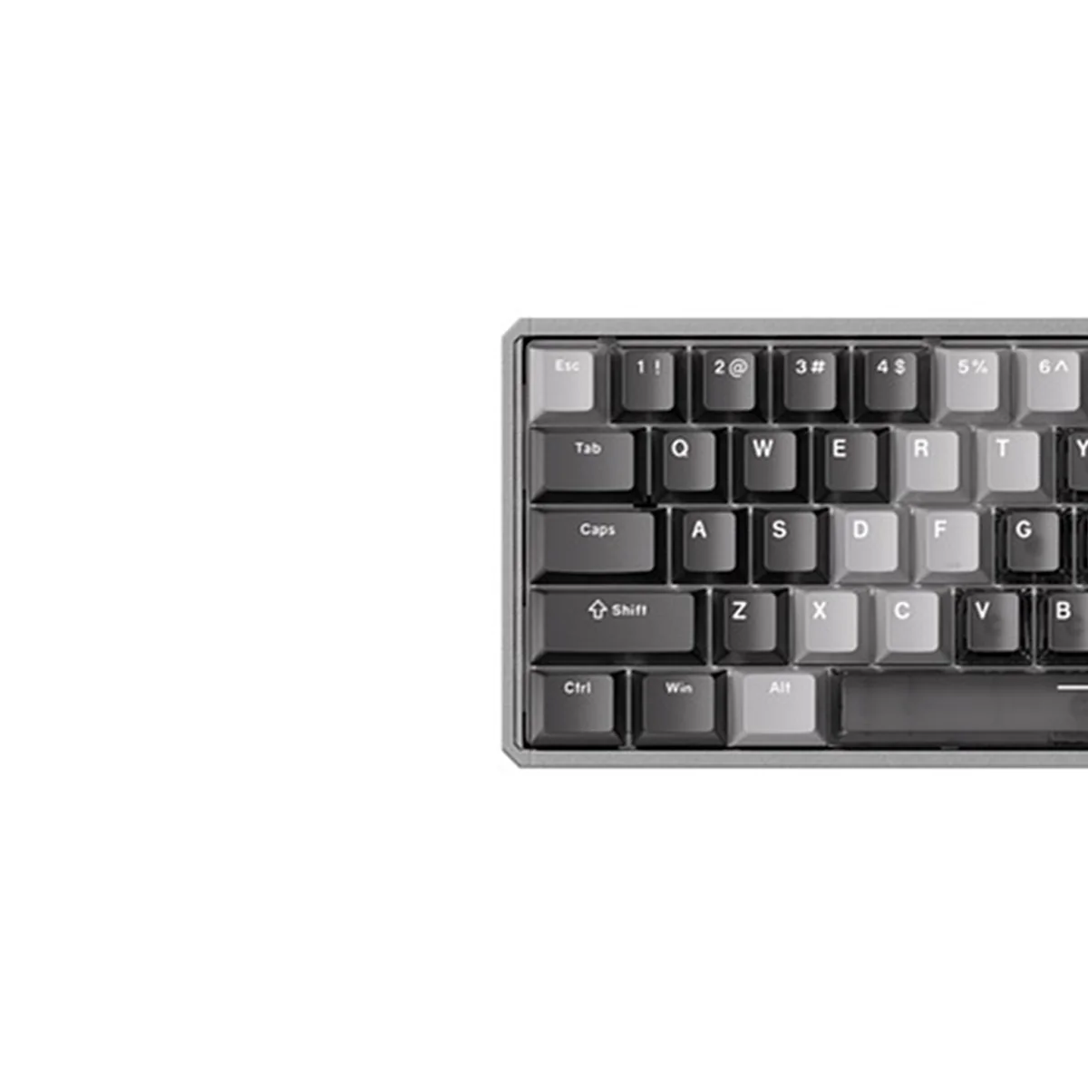 Akko MOD68 HE Aluminum Case Wired ARGB Magnetic Keyboard (Gradient Hybrid Black Transparent) (Akko AstroAim Magnetic Switch) (02N-02I-03A-02G-02L-02K) - Image 4