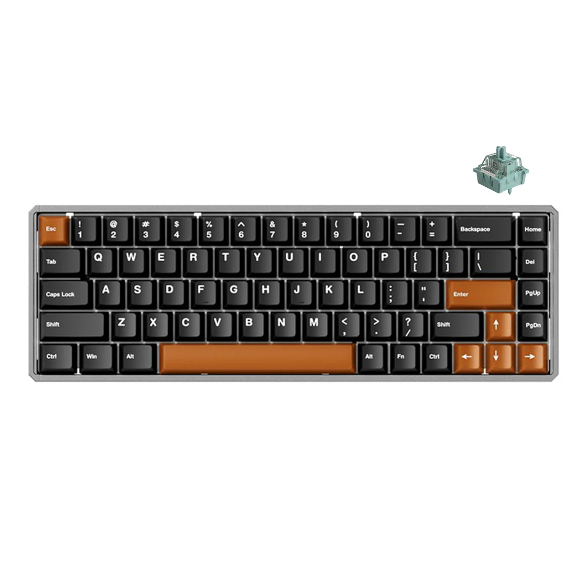 Akko MOD68 HE Aluminum Case Wired ARGB Magnetic Keyboard (Misty Black & Brown) (Akko AstroAim Magnetic Switch) (02N-02I-00T-02G-02L-02K) - Image 10