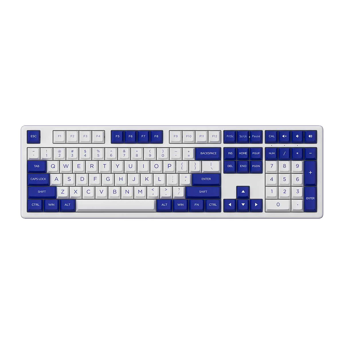 Akko MX108 Business Wireless Keyboard & Mouse Combo (Blue & White) - Image 2