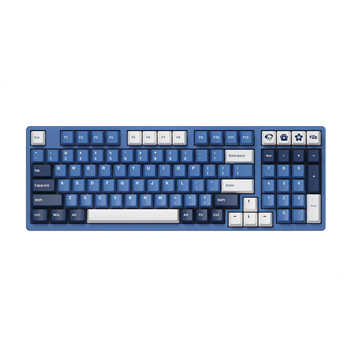 Akko Ocean Star 3098DS Mechanical Keyboard (Akko Blue) - Image 2