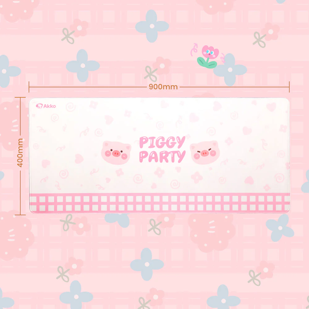 Akko Piggy Party Mouse Pad (900x400mm) - Image 3