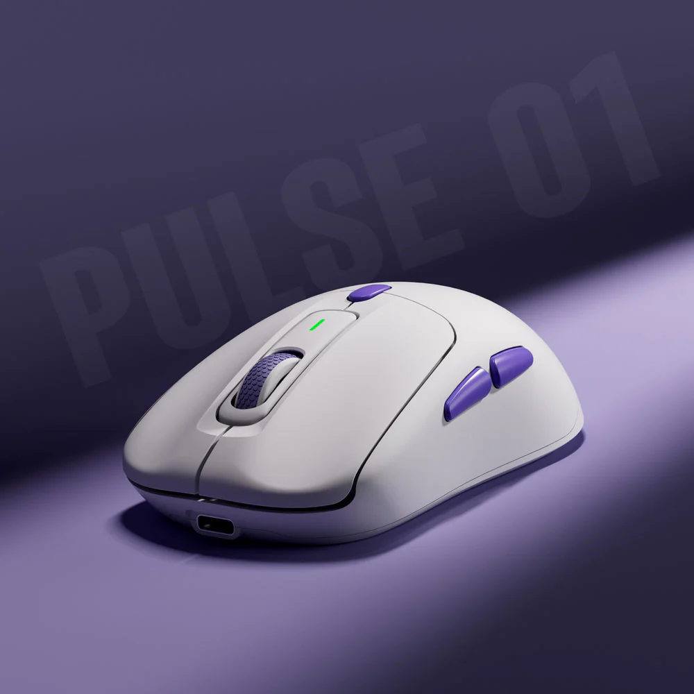 Akko Pulse 01 8K Gaming Mouse (White) - Image 3