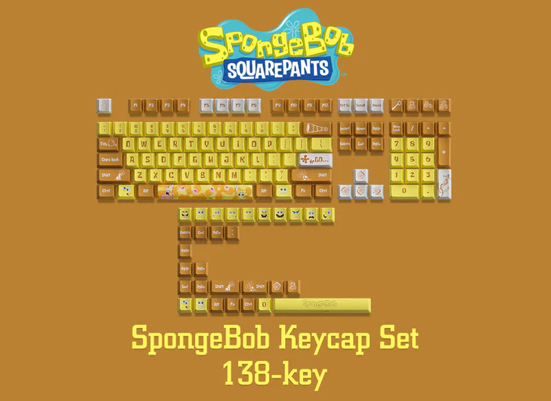 Akko Spongebob Keycap Set JDA Profile 138 Keys - Image 7