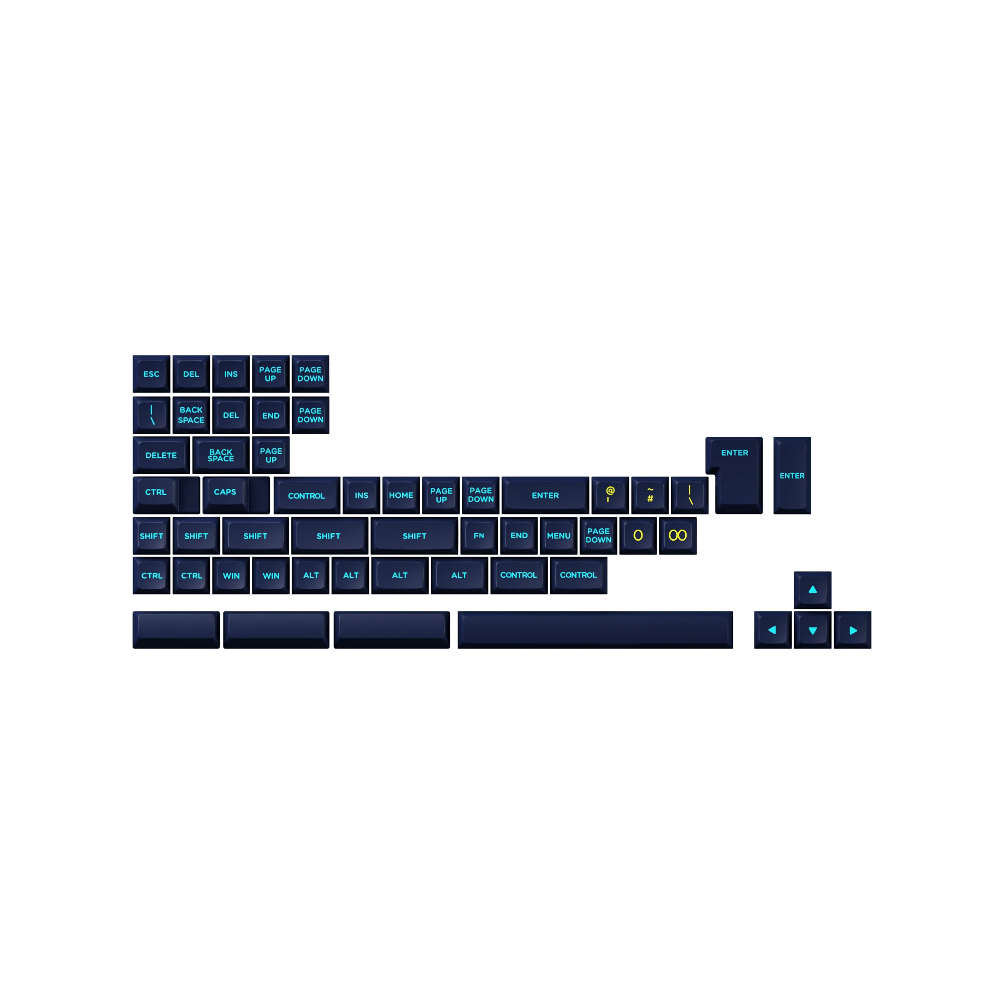 Akko Starry Sky Keycaps Set OSA 185 Keys - Image 4