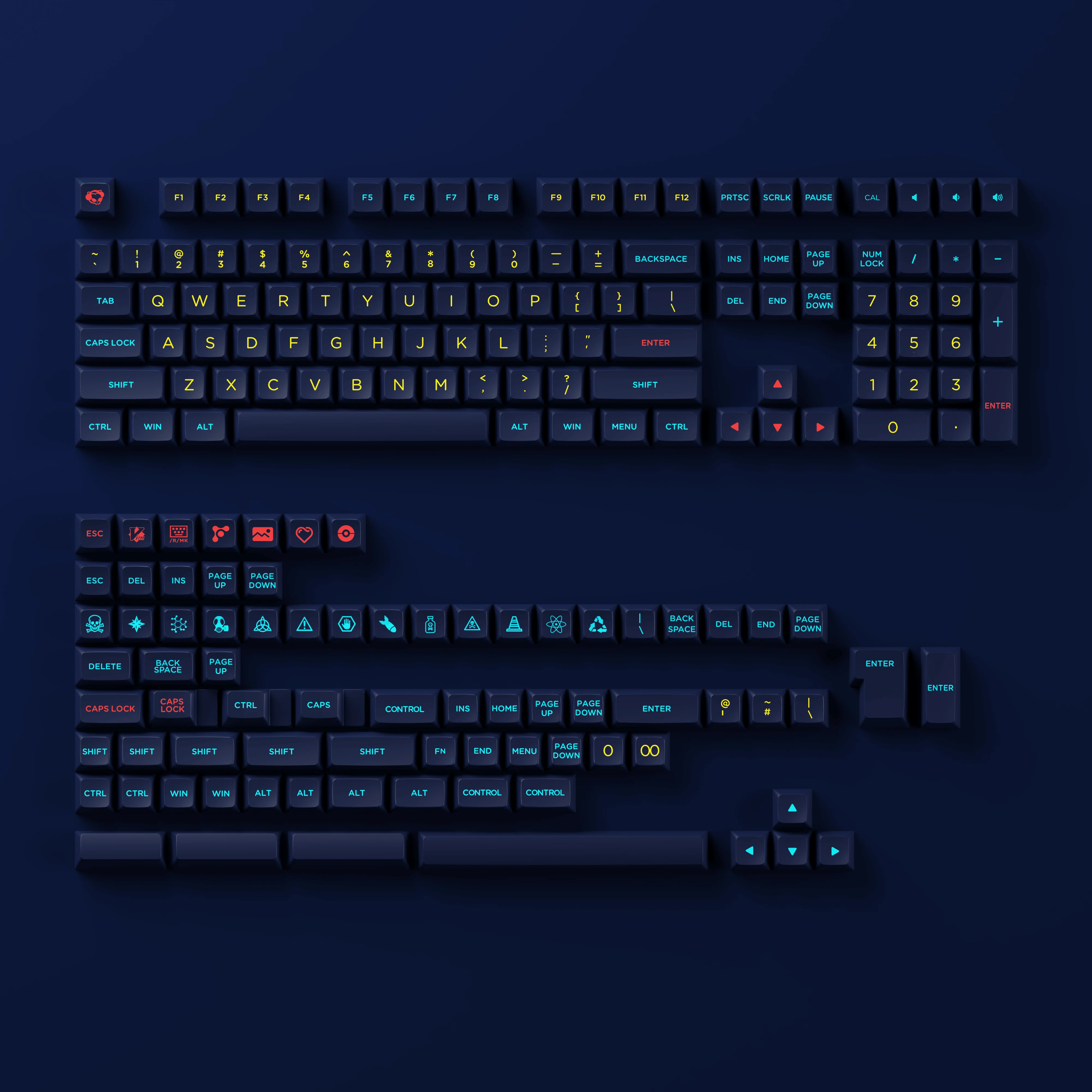Akko Starry Sky Keycaps Set OSA 185 Keys - Image 7