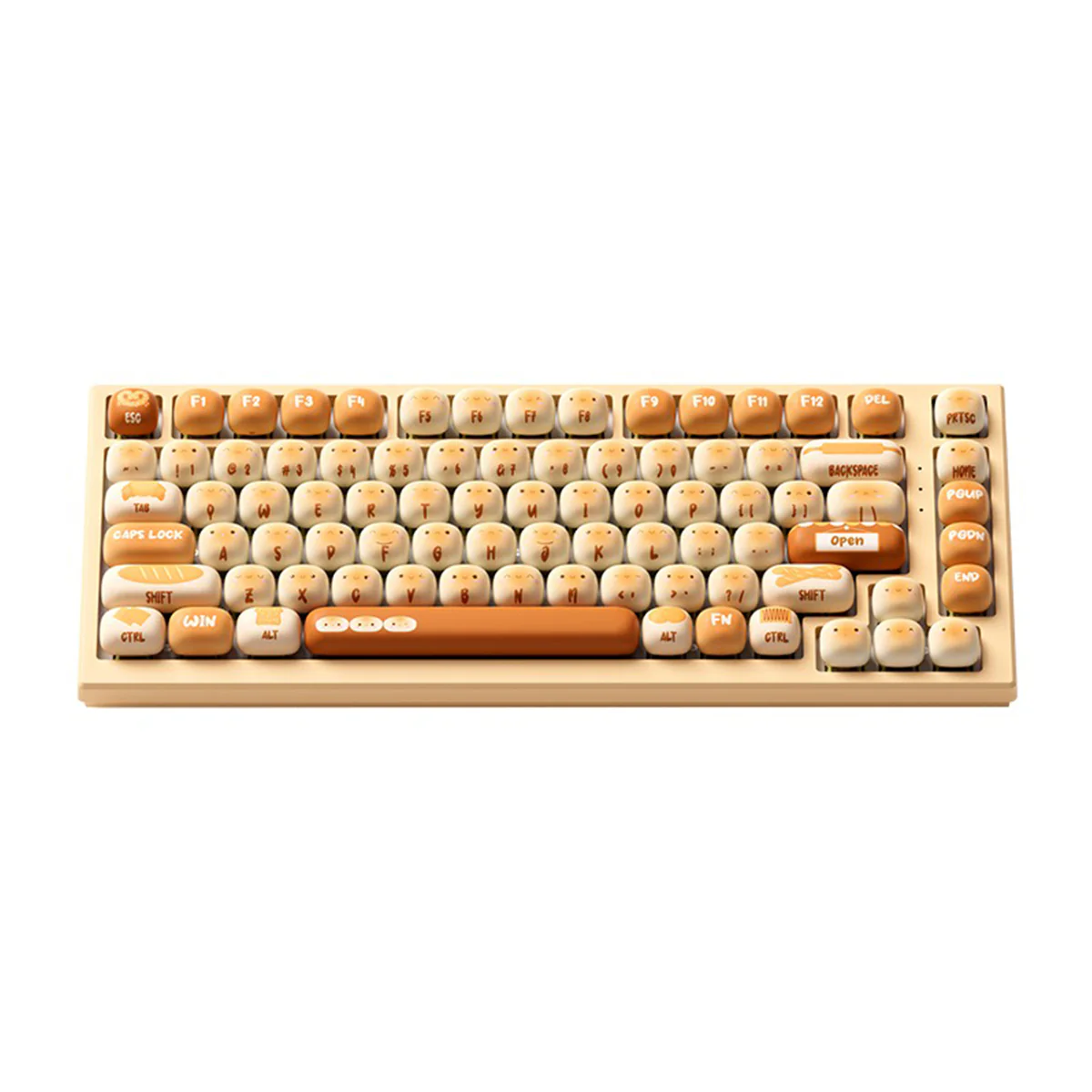 Akko x MonsGeek MG75W Bun Wonderland Dual-Mode Hot-Swappable Mechanical Keyboard (Akko V3 Piano Pro Switch, Akko Creamy Cyan Switch) - Image 4
