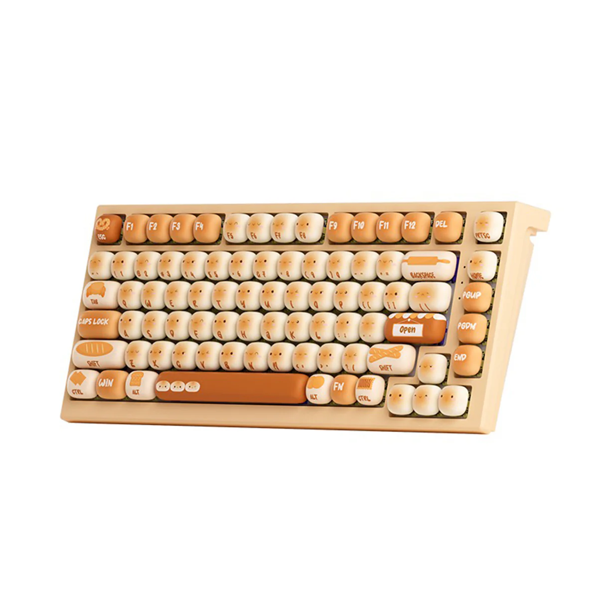 Akko x MonsGeek MG75W Bun Wonderland Dual-Mode Hot-Swappable Mechanical Keyboard (Akko V3 Piano Pro Switch, Akko Creamy Cyan Switch) - Image 5