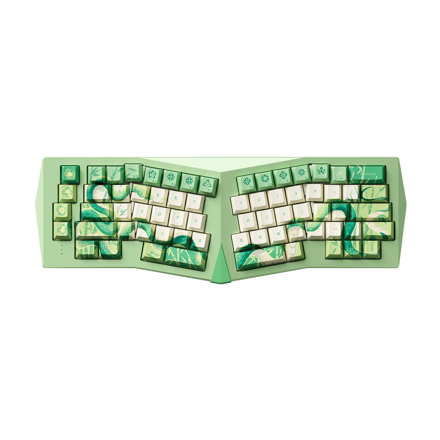 Akko Year of Snake Armor Aluminum Case Alice Side RGB Multi-Mode Hot-Swappable Keyboard (Green Snake) (Akko Cobras Switch) (03J-03K-03L-03P-03S-04A-04D) - Image 3