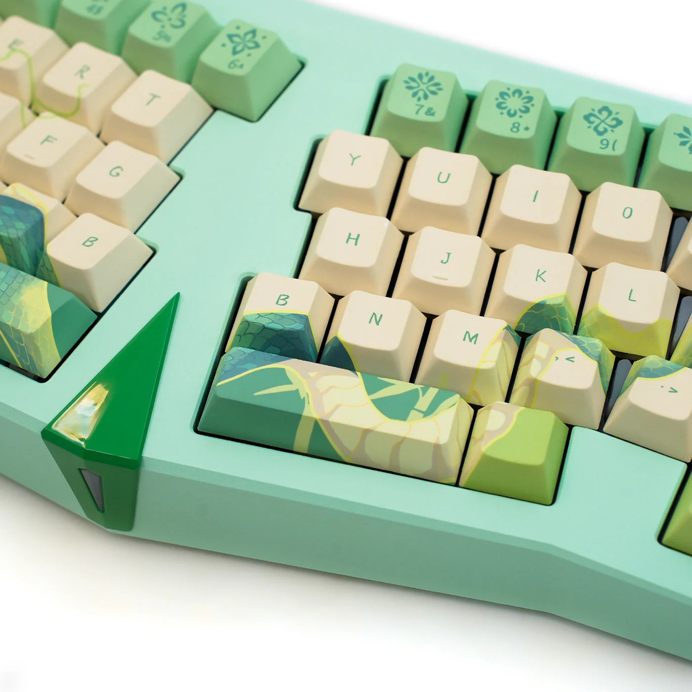 Akko Year of Snake Armor Aluminum Case Alice Side RGB Multi-Mode Hot-Swappable Keyboard (Green Snake) (Akko Cobras Switch) (03J-03K-03L-03P-03S-04A-04D) - Image 5