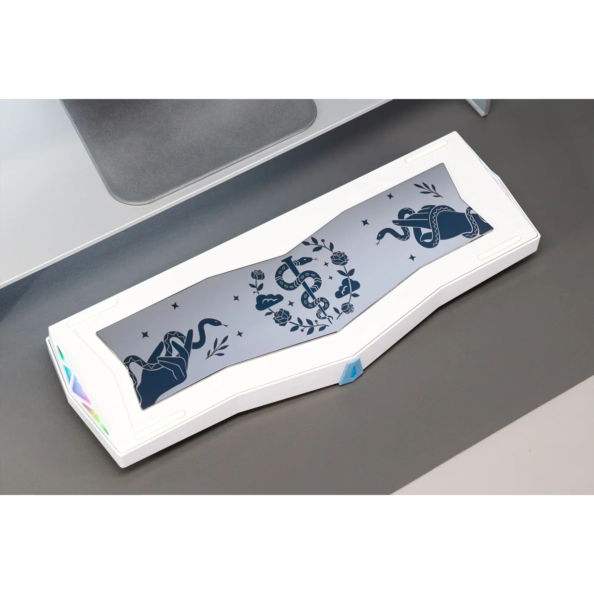 Akko Year of Snake Armor Aluminum Case Alice Side RGB Multi-Mode Hot-Swappable Keyboard (Rod of Asclepius) (Akko Cobras Switch) (03H-03K-03N-03P-03Z-04B-04D) - Image 5