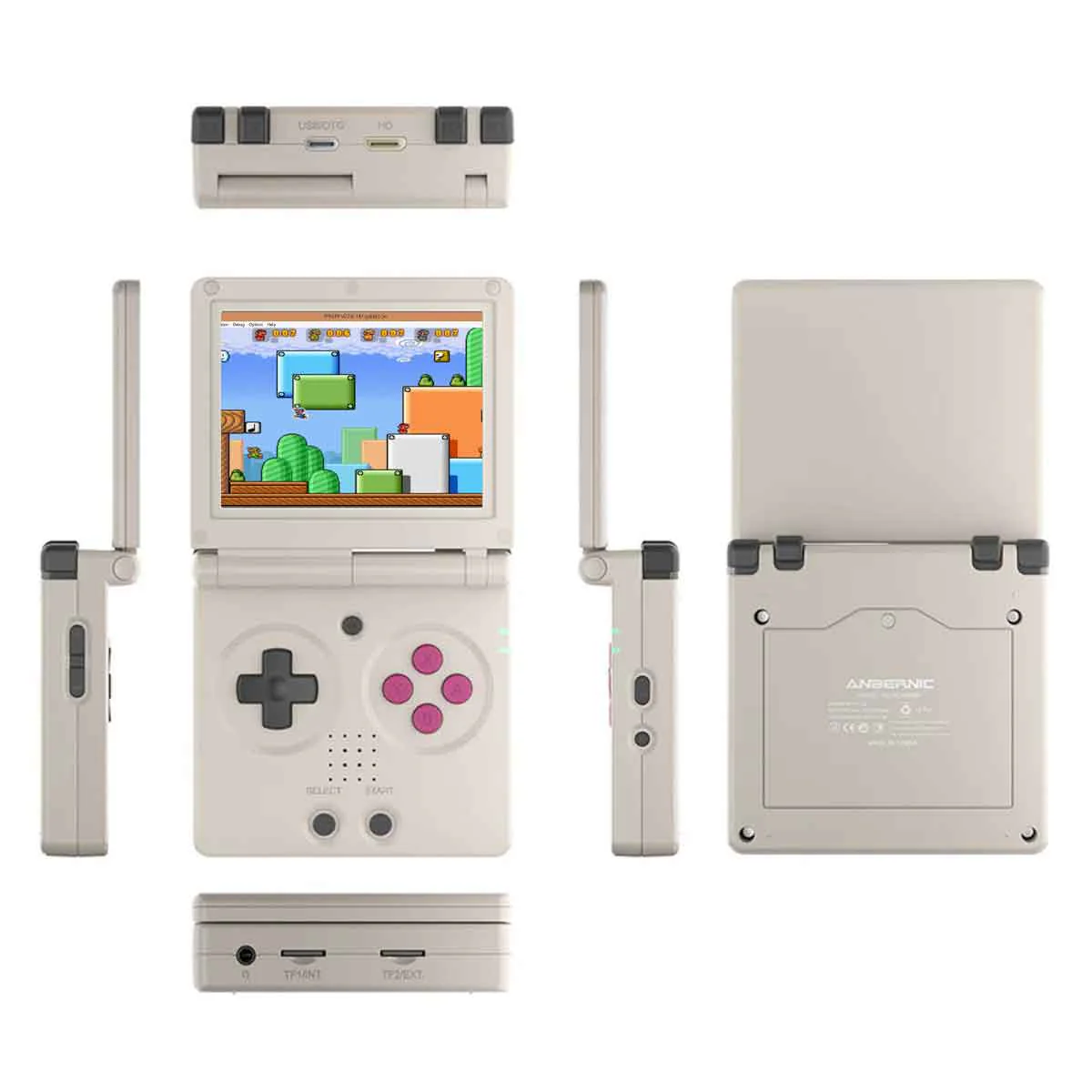 Anbernic RG35XXSP Retro Handheld Gaming Console (Black Transparent, Blue Transparent, Gray, Silver) - Image 8