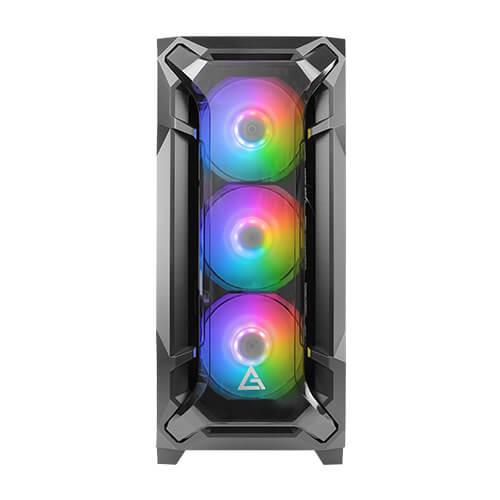 Antec Dark League DF600 Flux ATX Mid-Tower Gaming Case (Black) + Antec 30X60 Gaming Mouse Pad - Image 3