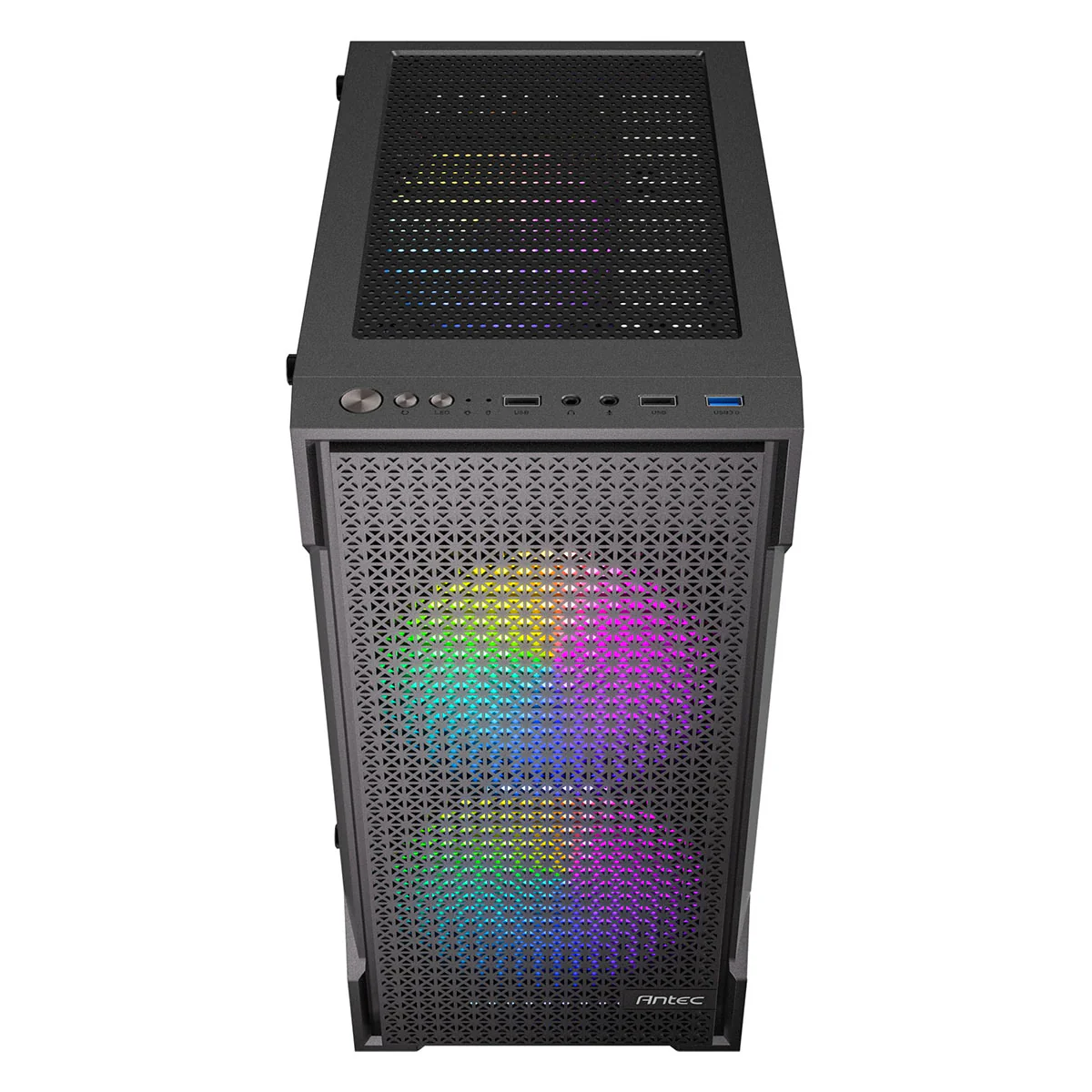 Antec VX100M RGB Micro-ATX | ITX Mini-Tower Gaming Case (Black) - Image 7
