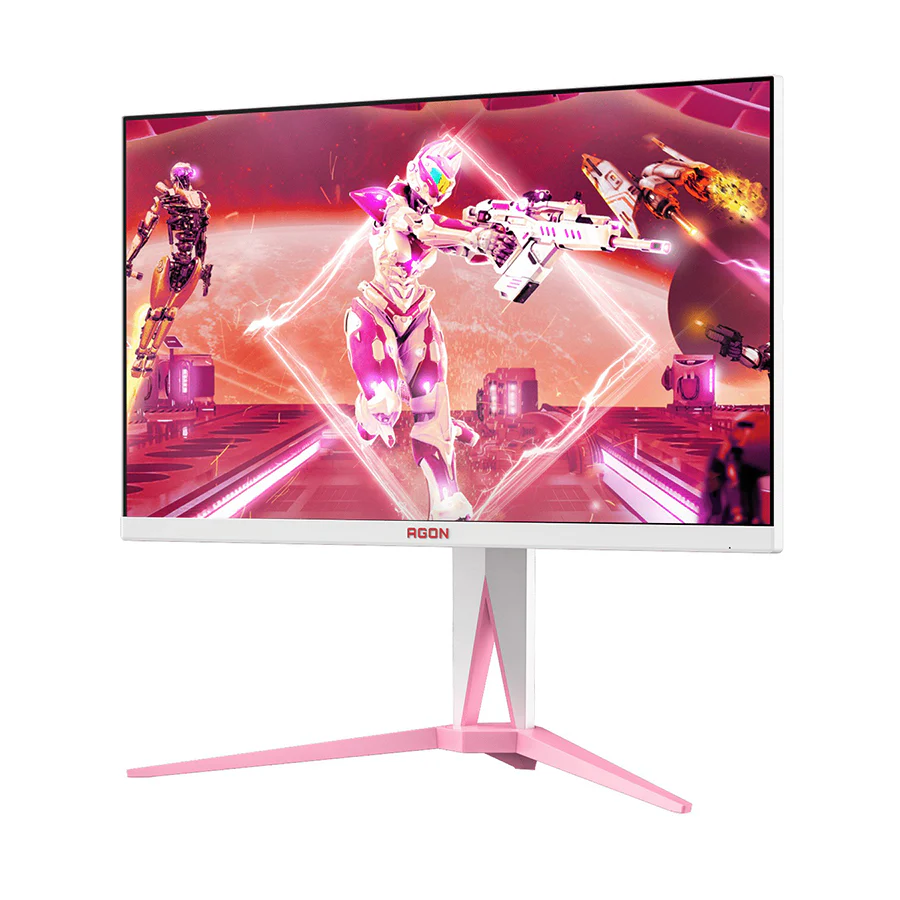 AOC Agon AG275QXR 27" QHD (2560x1440) 170Hz 1ms (GtG) G-Sync Compatible IPS Premium Gaming Monitor (White/Pink) - Image 3