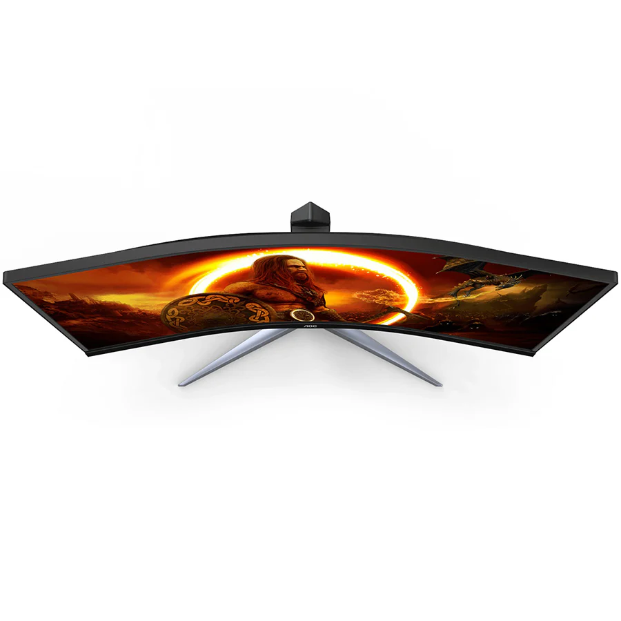 AOC CU34G2XP 34" WQHD (3440x1440) 180Hz 1ms MPRT/ 1ms GtG AdaptiveSync DisplayHDR 400 VA Curved Gaming Monitor (Black/Red) - Image 5