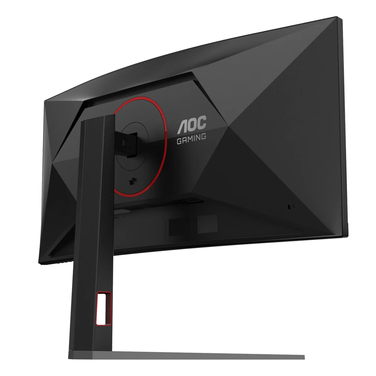 AOC CU34G4H/71 34" WQHD (3440x1440) 200Hz 0.3ms AdaptiveSync Fast VA Gaming Monitor With Height And Tilt Adjusment (Black/Red) - Image 6