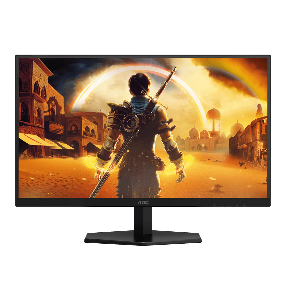 AOC Q27G42ZE/71 27" QHD (2560x1440) Dual Mode (240Hz or 260Hz OC) 0.3ms Adaptive-Sync Fast IPS Gaming Monitor with Tilt (Black/Red) - Image 3