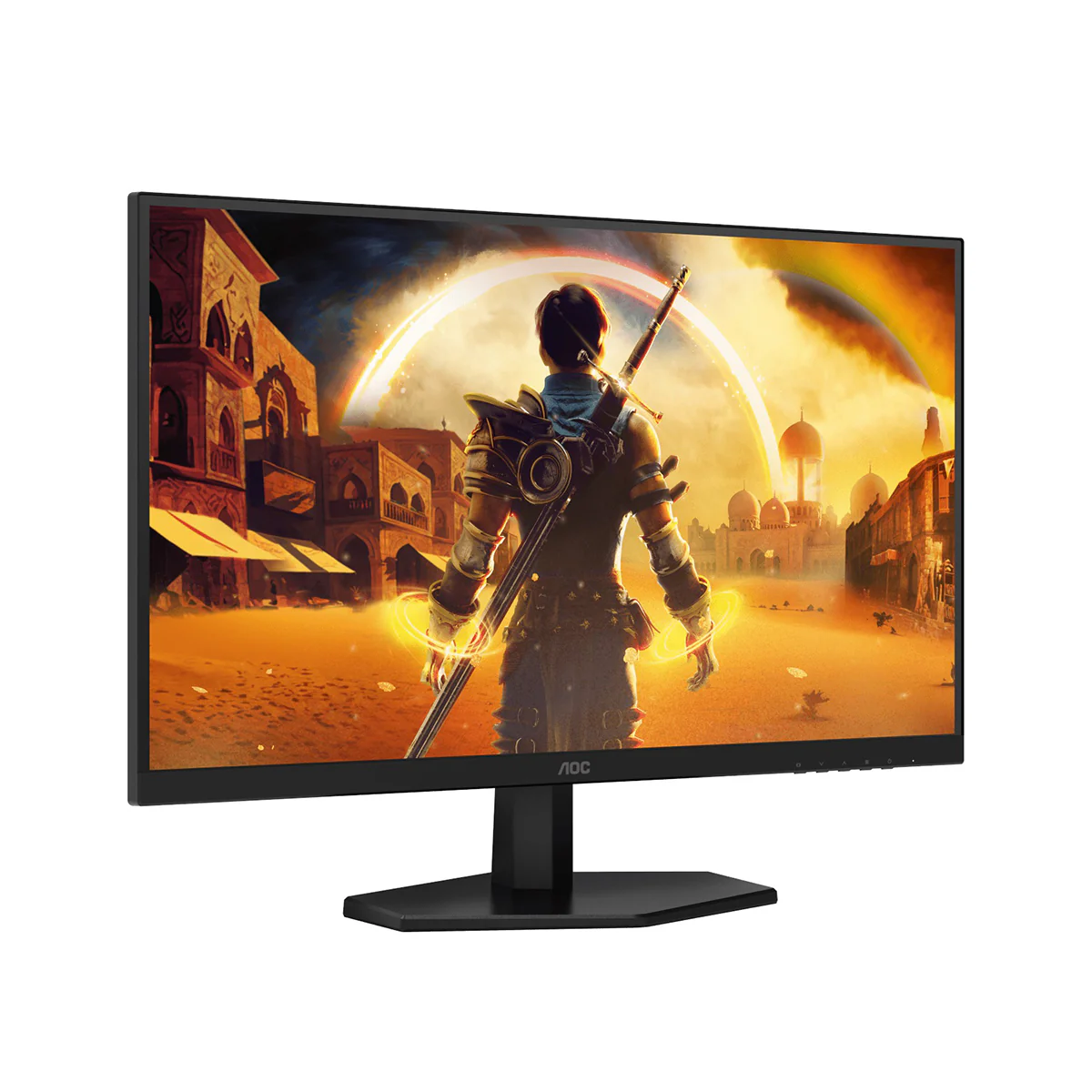 AOC Q27G42ZE/71 27" QHD (2560x1440) Dual Mode (240Hz or 260Hz OC) 0.3ms Adaptive-Sync Fast IPS Gaming Monitor with Tilt (Black/Red) - Image 4