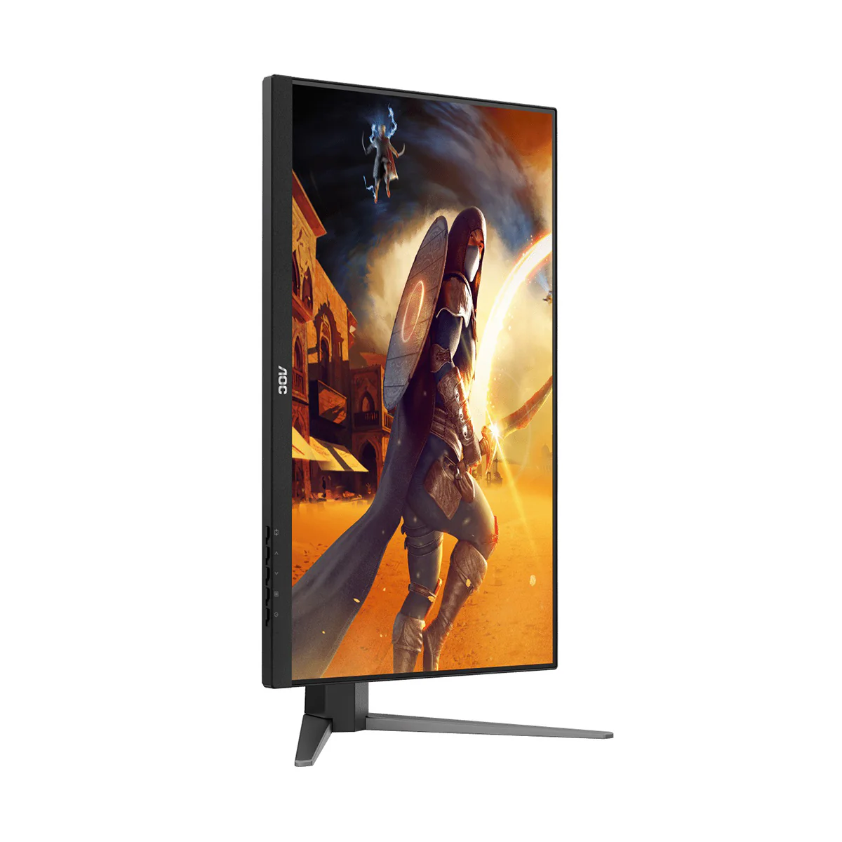 AOC Q27G4F/71 27" QHD (2560x1440) 180Hz 0.5ms (MPRT) /1ms (GtG) G-Sync Compatible Fast IPS Gaming Monitor (Black/Red) - Image 7