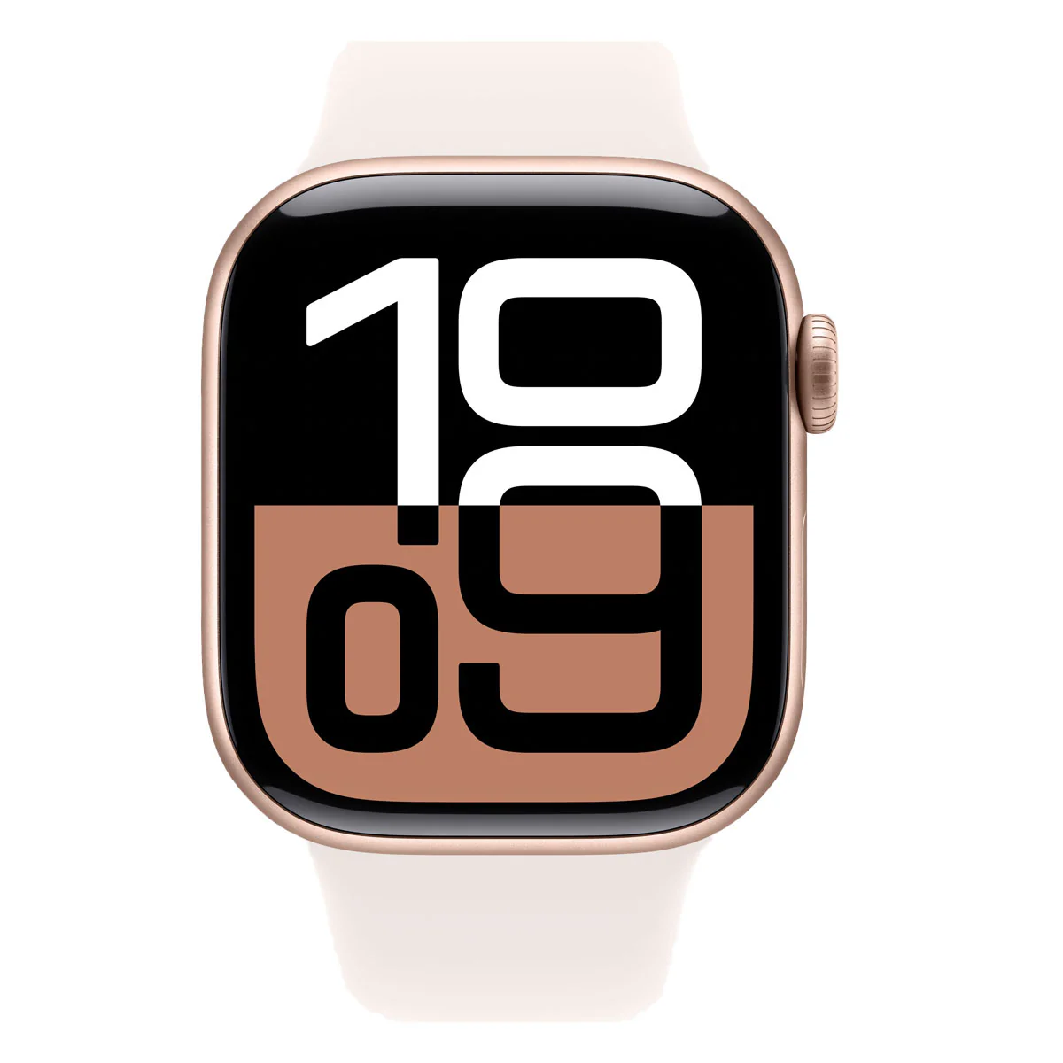 Apple Watch Series 10 GPS 42mm Aluminium Case - S/M (Rose Gold) (Light Blush Sport Band, Plum Sport Loop) (MWWH3ZP/A, MWWK3ZP/A) - Image 3