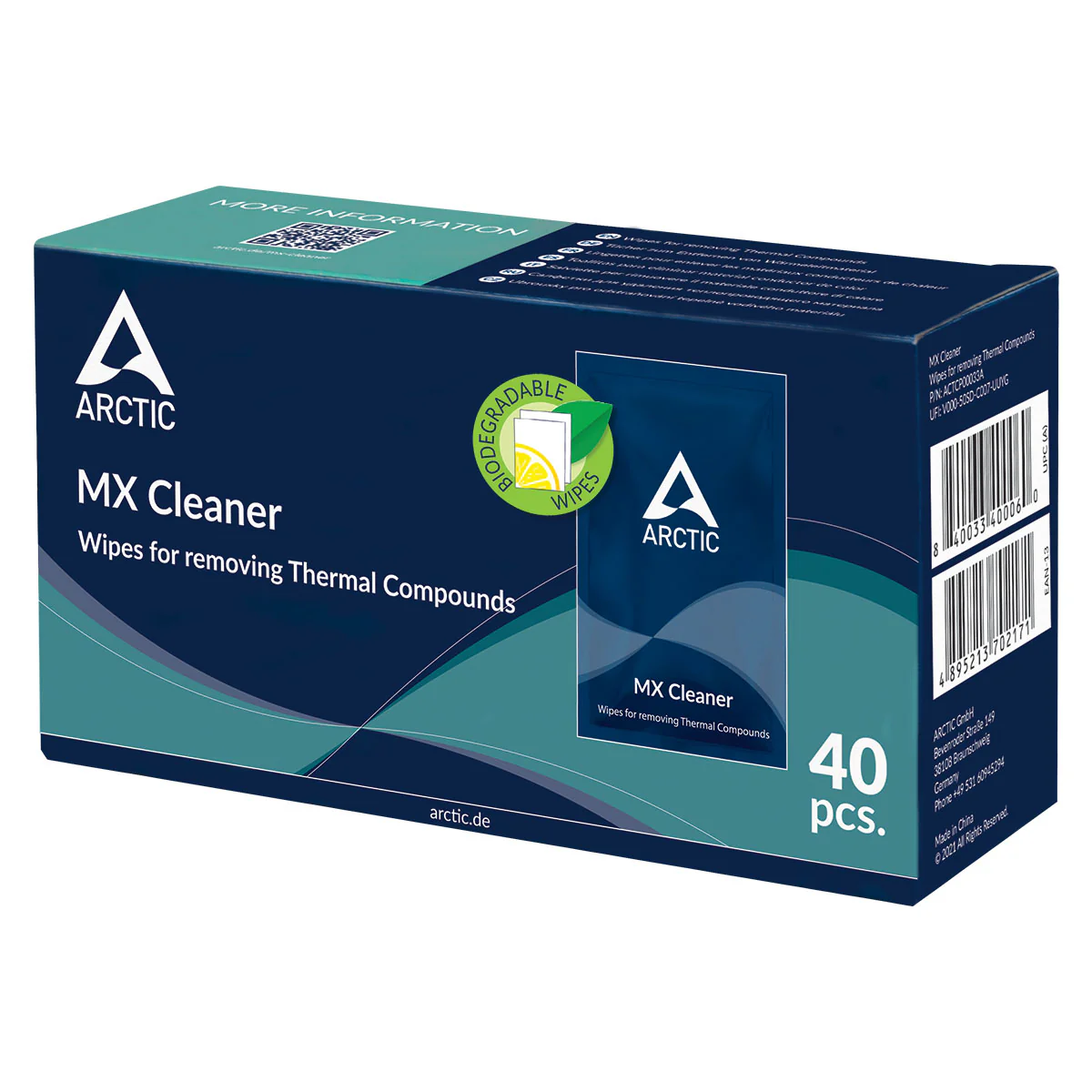 Arctic MX Cleaner Wipes for Removing Thermal Compounds (ACTCP00033A) - Image 2
