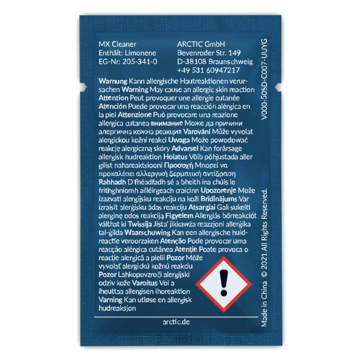 Arctic MX Cleaner Wipes for Removing Thermal Compounds (ACTCP00033A) - Image 6