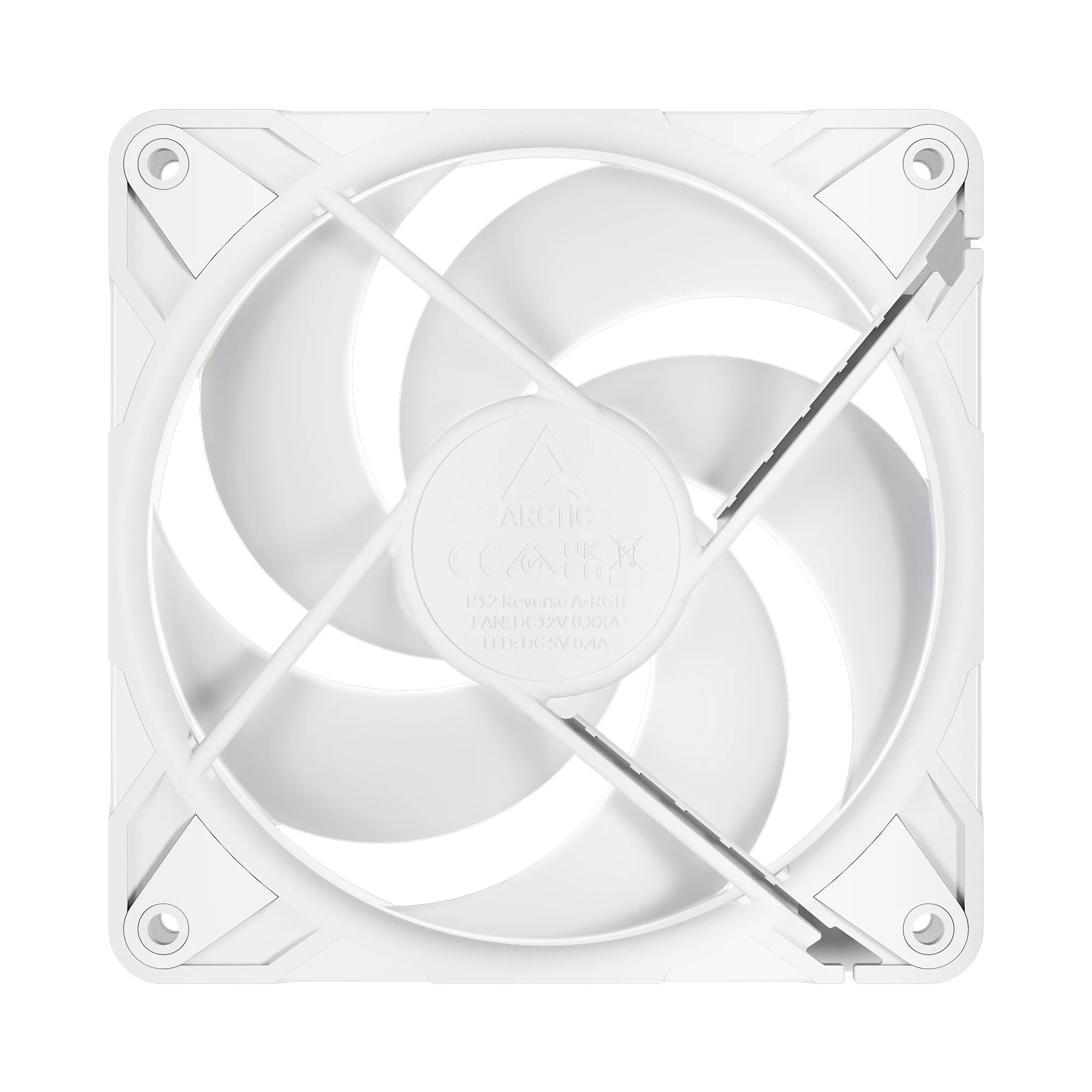 Arctic P12 Pro Reverse 120mm A-RGB PWM 3-Pack Fan with Cable Splitter (Black, White) (ACFAN00333A, ACFAN00334A) - Image 13