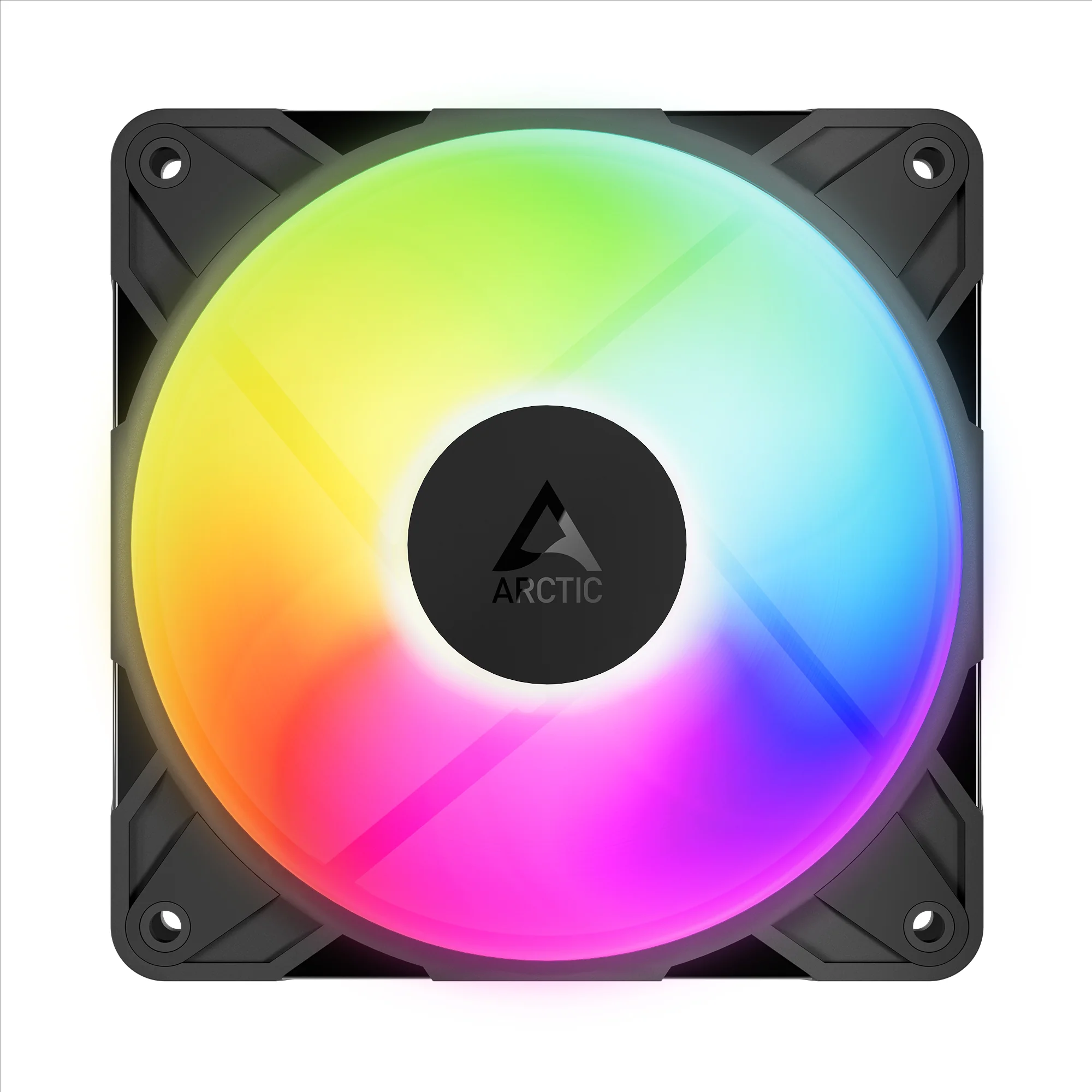 Arctic P12 Pro Reverse 120mm A-RGB PWM 3-Pack Fan with Cable Splitter (Black, White) (ACFAN00333A, ACFAN00334A) - Image 4