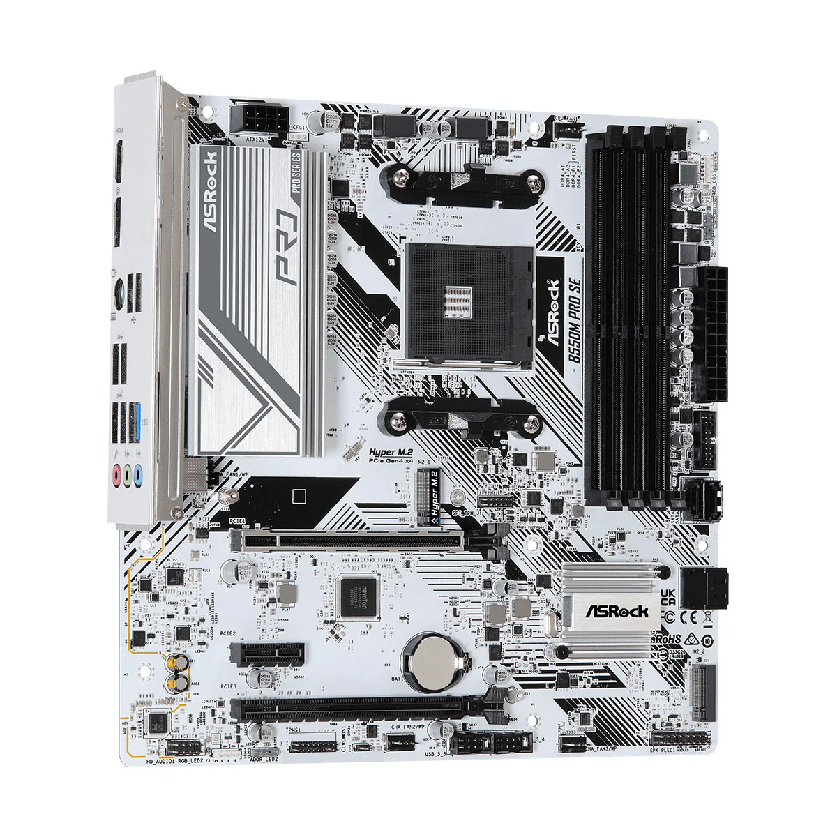 Asrock AMD B550M Pro SE Motherboard - Image 2