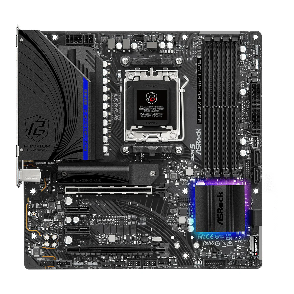 ASRock B650M PG Riptide WiFi DDR5 AMD Motherboard - Image 3