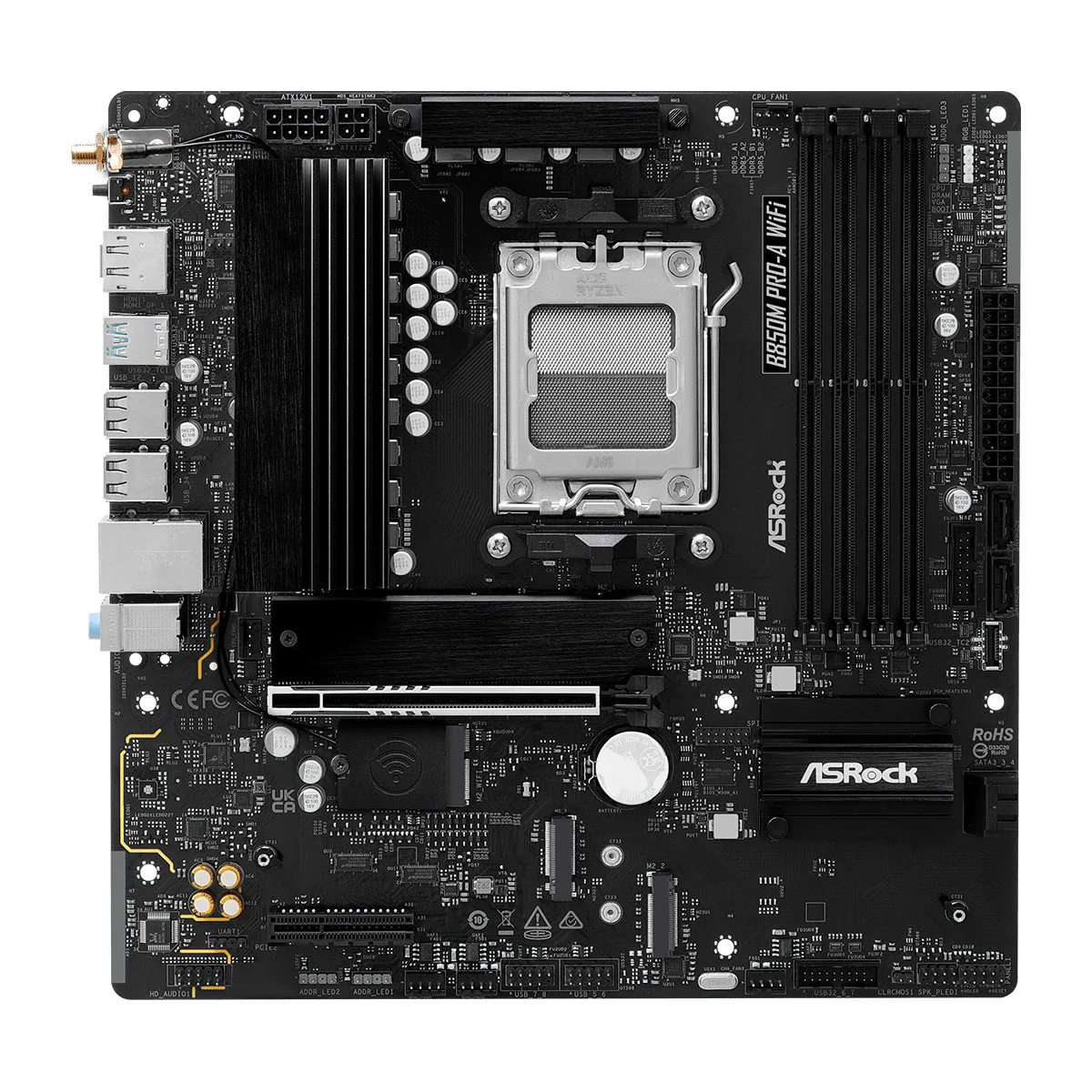 Asrock B850M PRO-A WiFi AMD Motherboard - Image 2