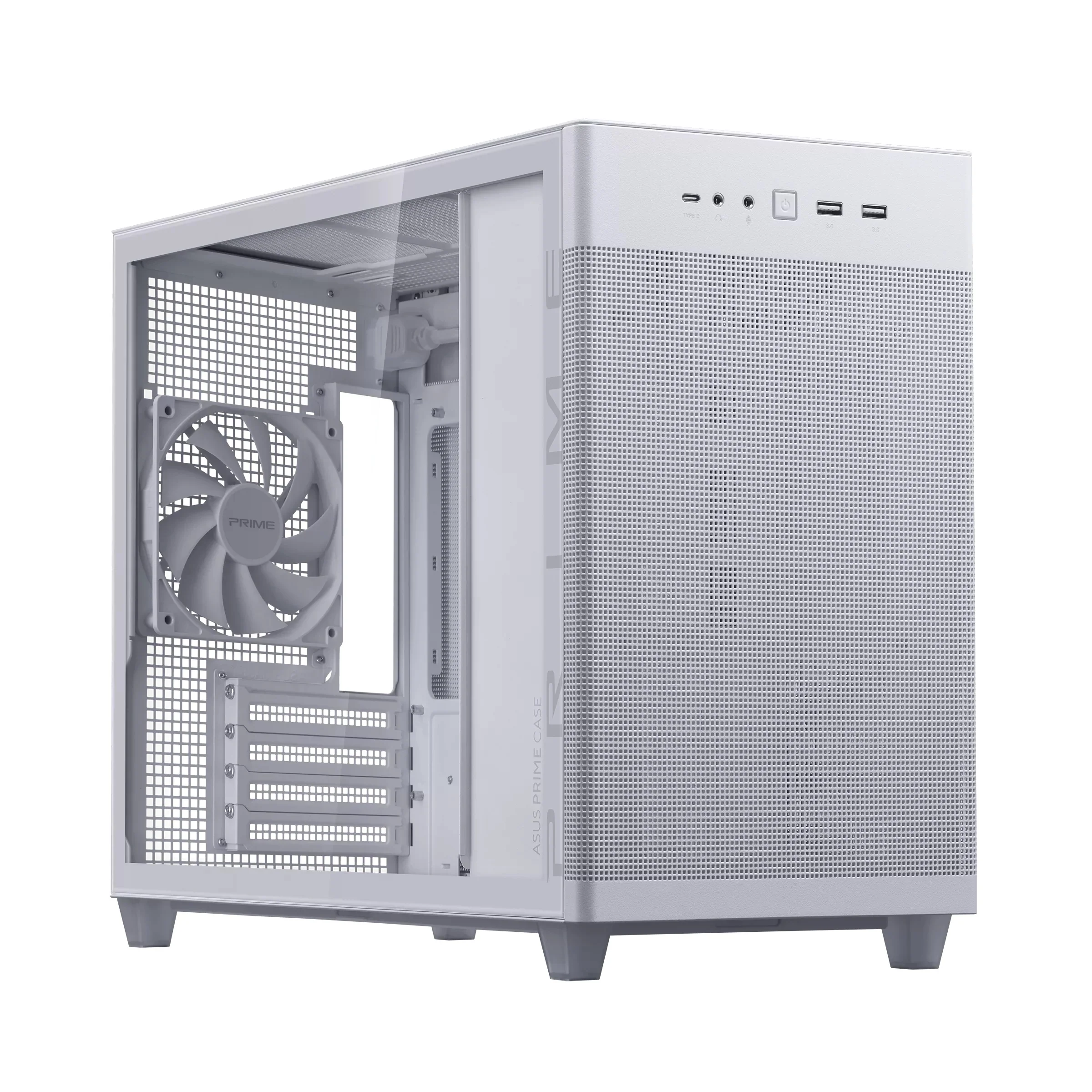 Asus Prime AP201 Tempered Glass Micro-ATX Case - Image 2