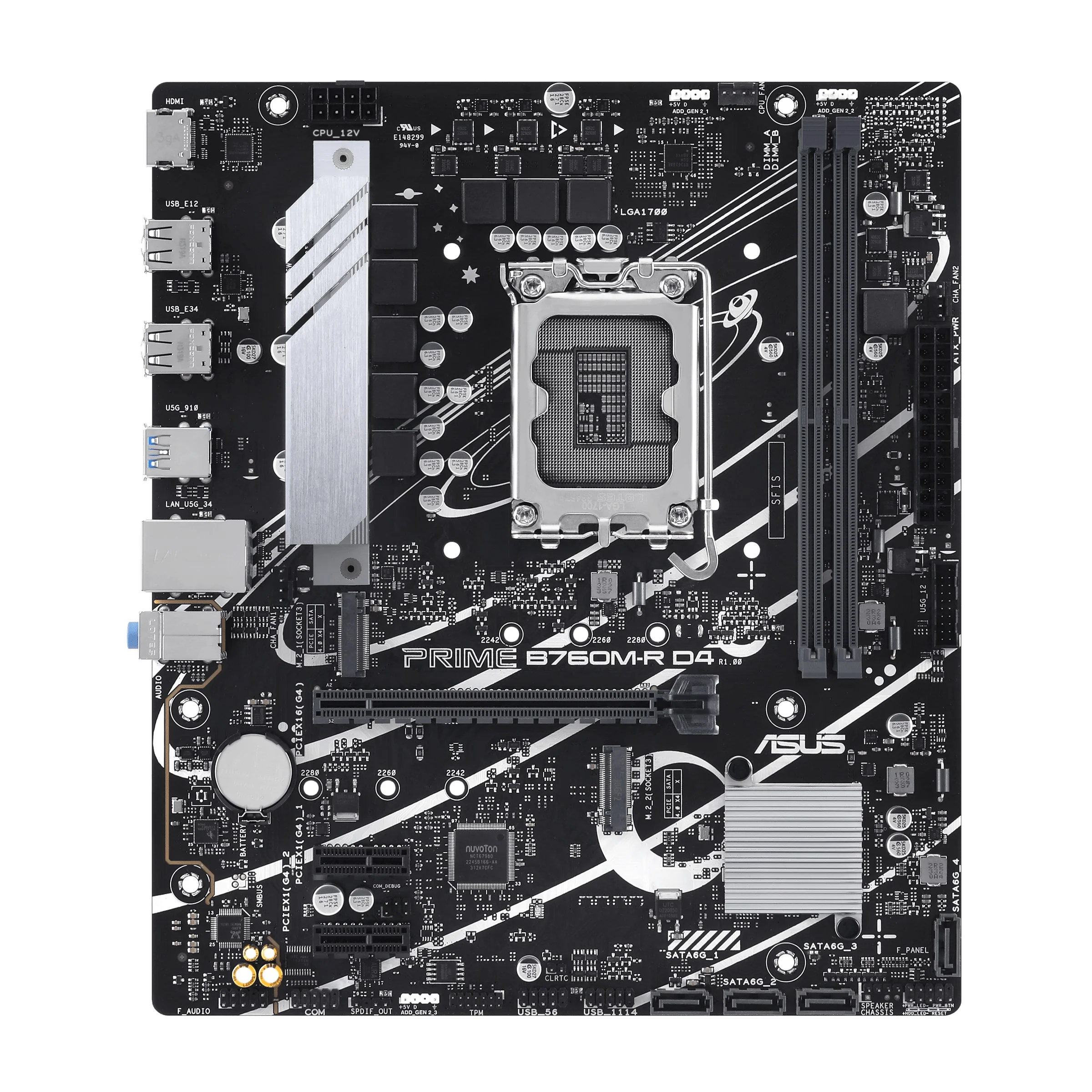 Asus Prime B760M-R D4 Motherboard