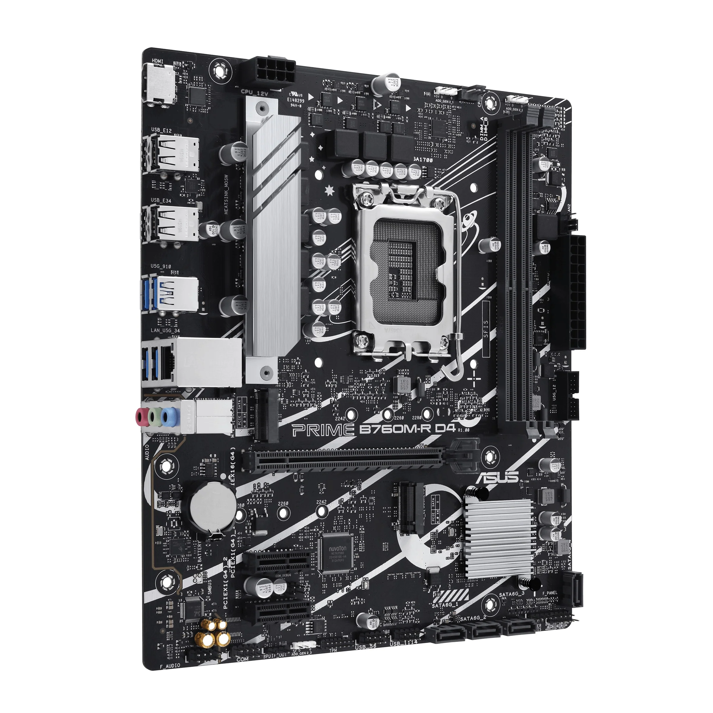 Asus Prime B760M-R D4 Motherboard - Image 2