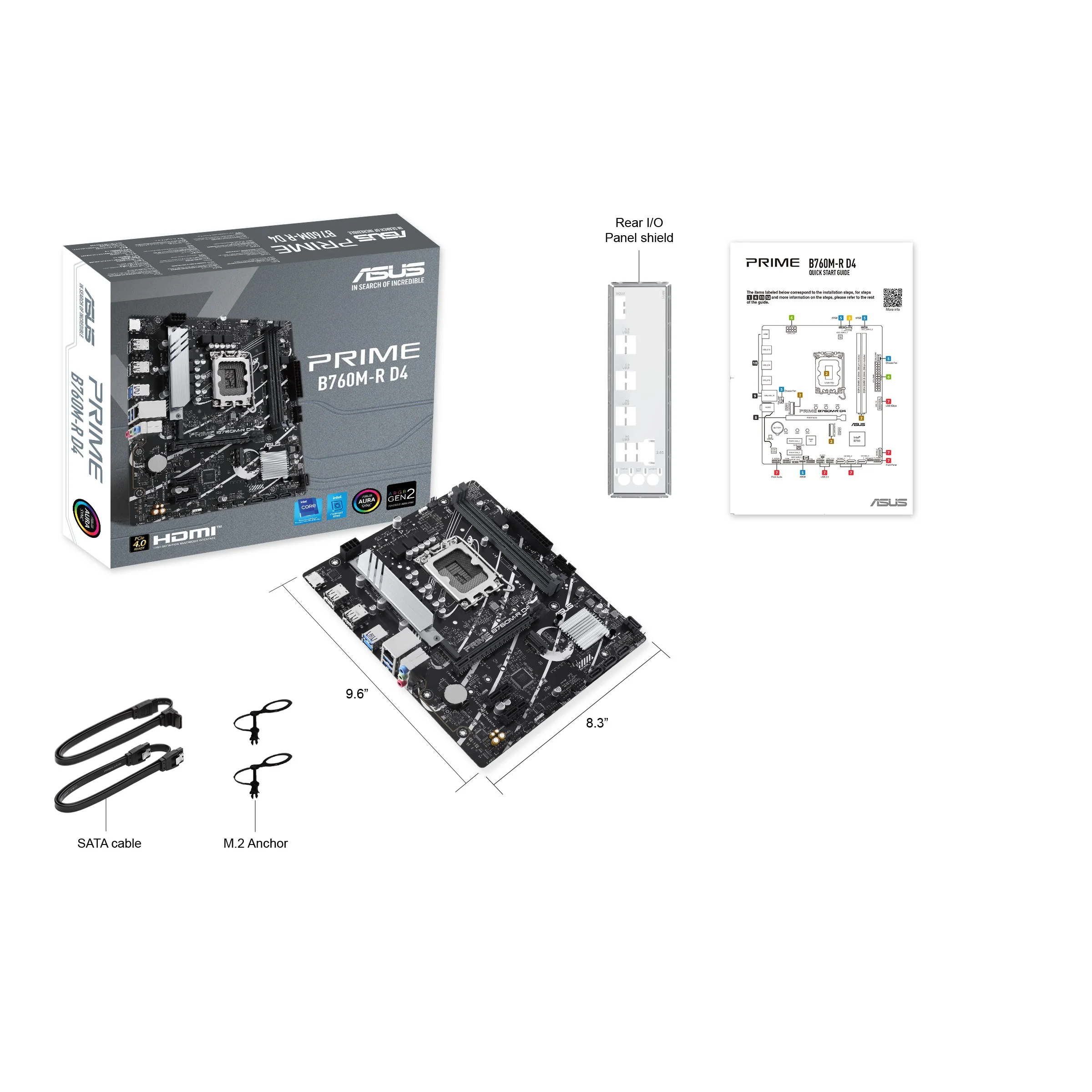 Asus Prime B760M-R D4 Motherboard - Image 7