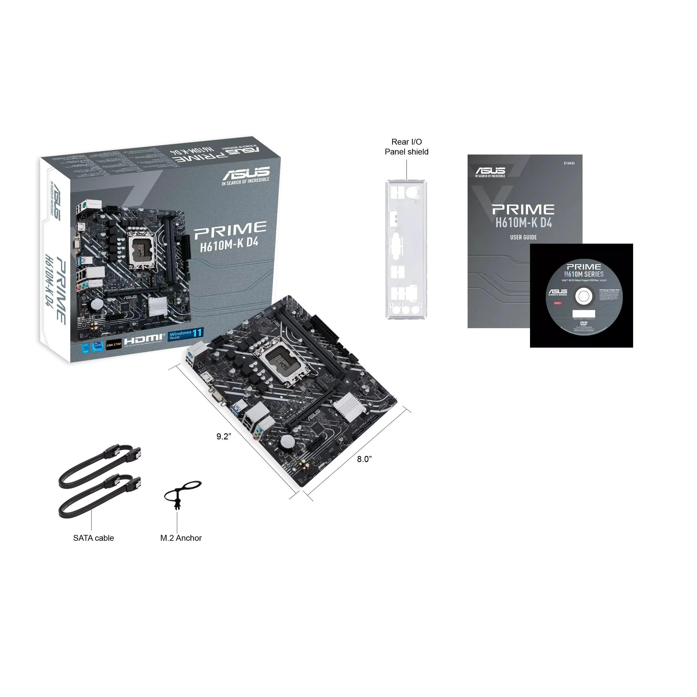 Asus Prime H610M-K D4 Motherboard - Image 7