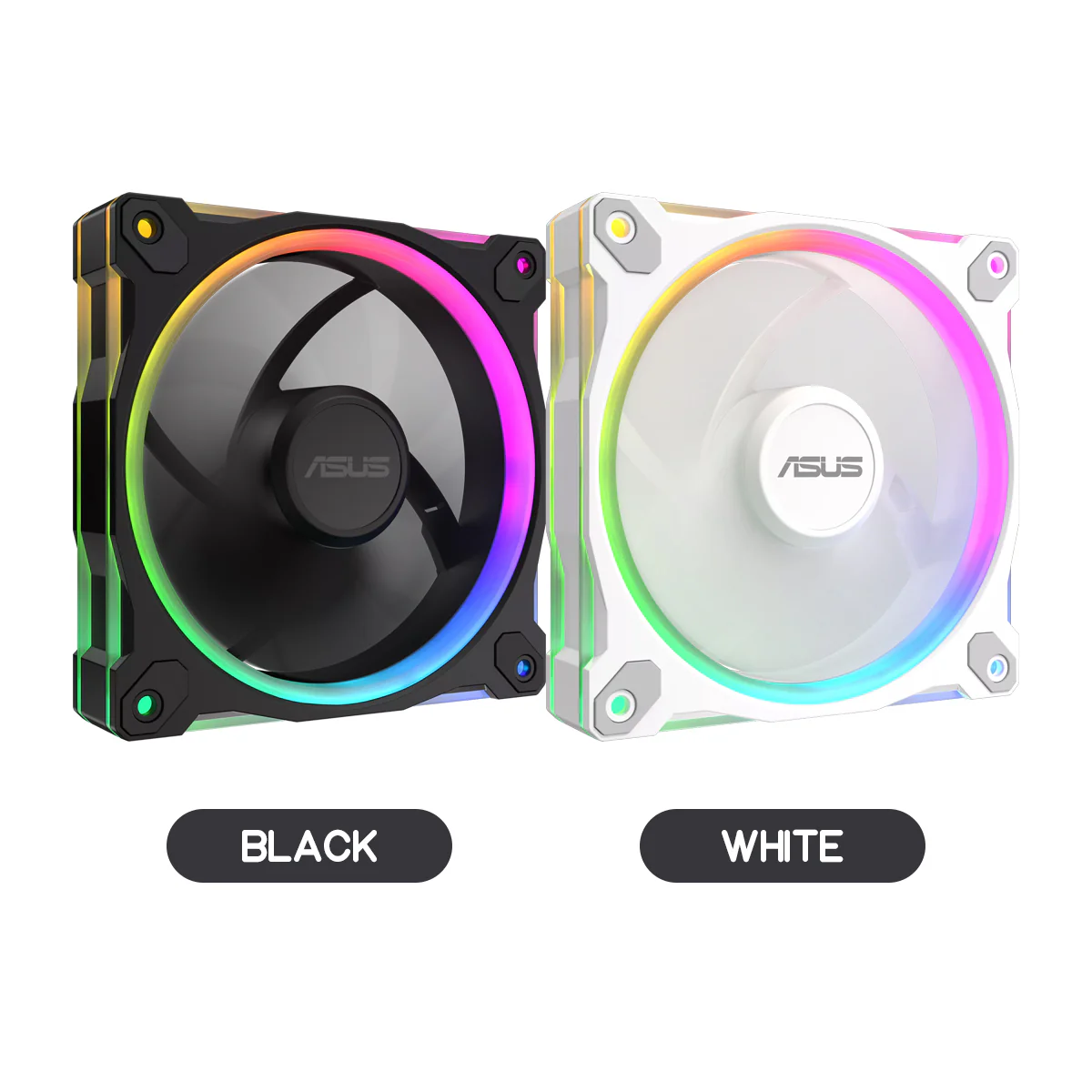 Asus Prime MR120 ARGB Fan (Single Pack) (Black, White)