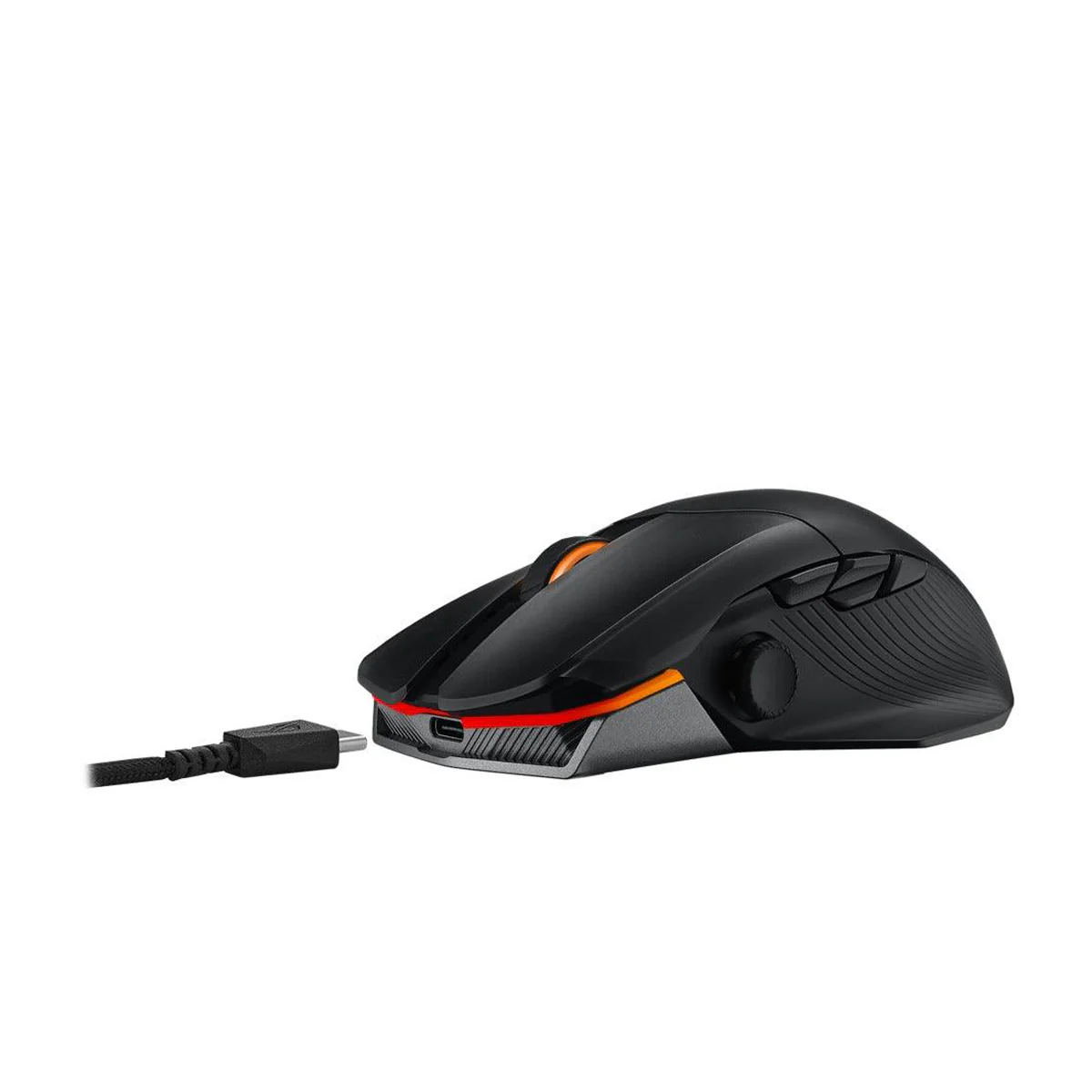 Asus ROG Chakram X Origin Wireless RGB Gaming Mouse (Translucent Black & Silver) - Image 6