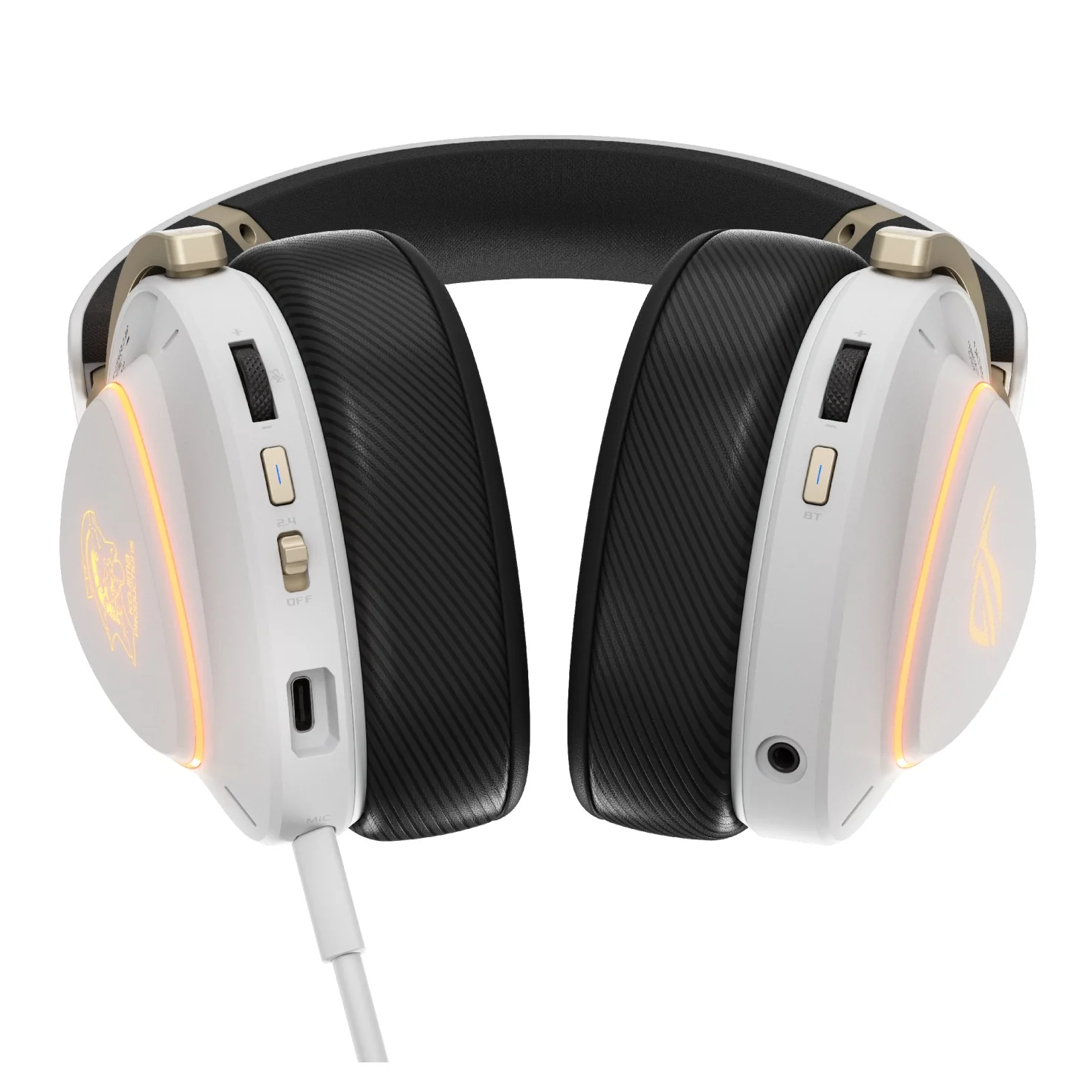 Asus ROG Delta II Gaming Headset (White - Kojima Ed.) (A703) - Image 4