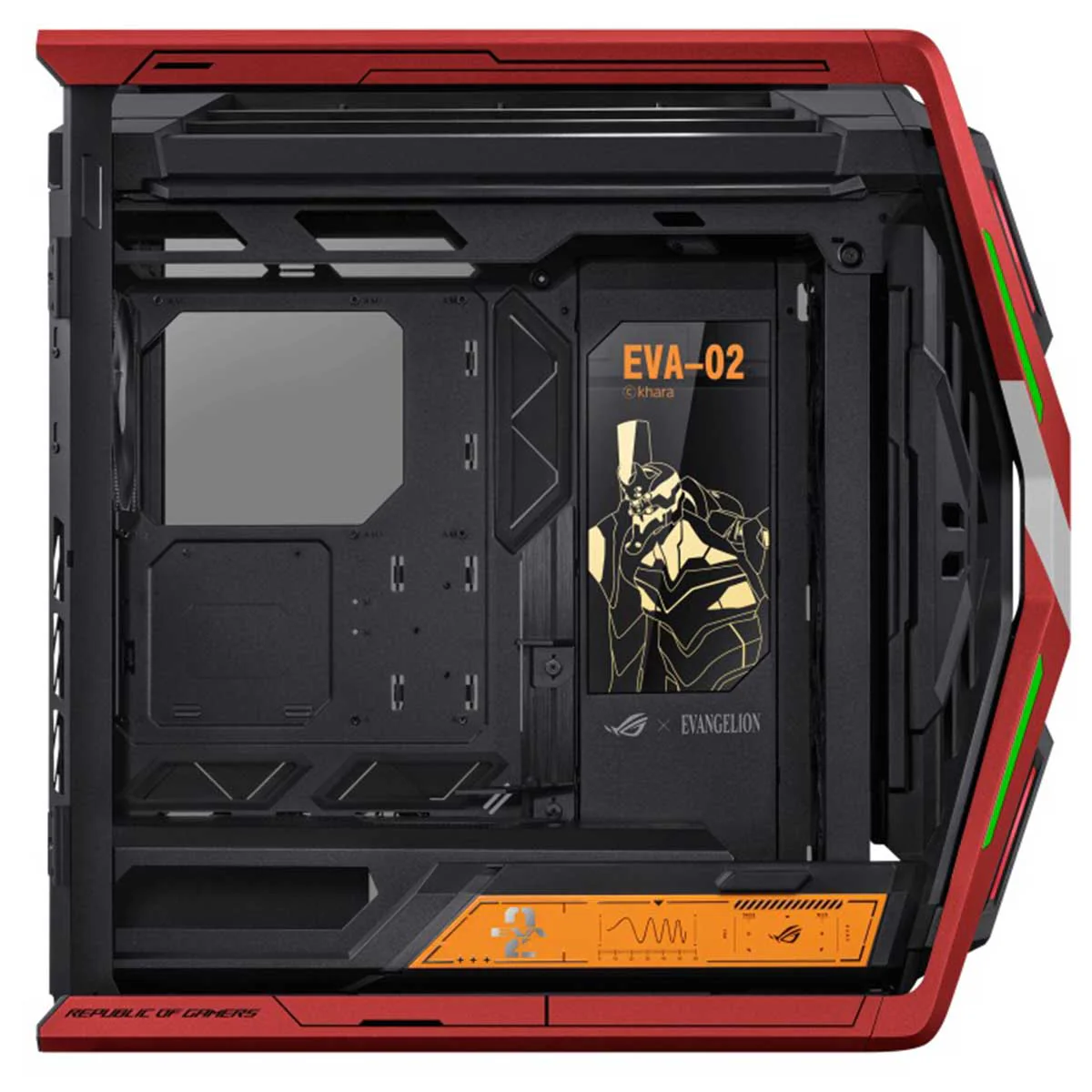 Asus ROG Hyperion GR701 EVA-02 Edition EATX Full-Tower Gaming Case - Image 5
