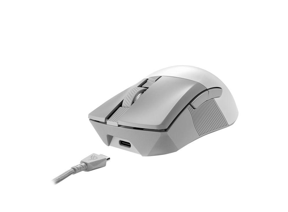 Asus ROG P711 Gladius III Wireless Aimpoint Gaming Mouse (White) - Image 5