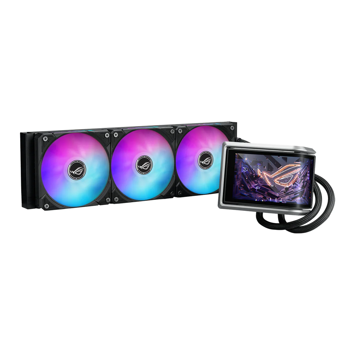 ASUS ROG Ryuo IV 360 ARGB CPU Liquid Cooler (Black, White) - Image 10