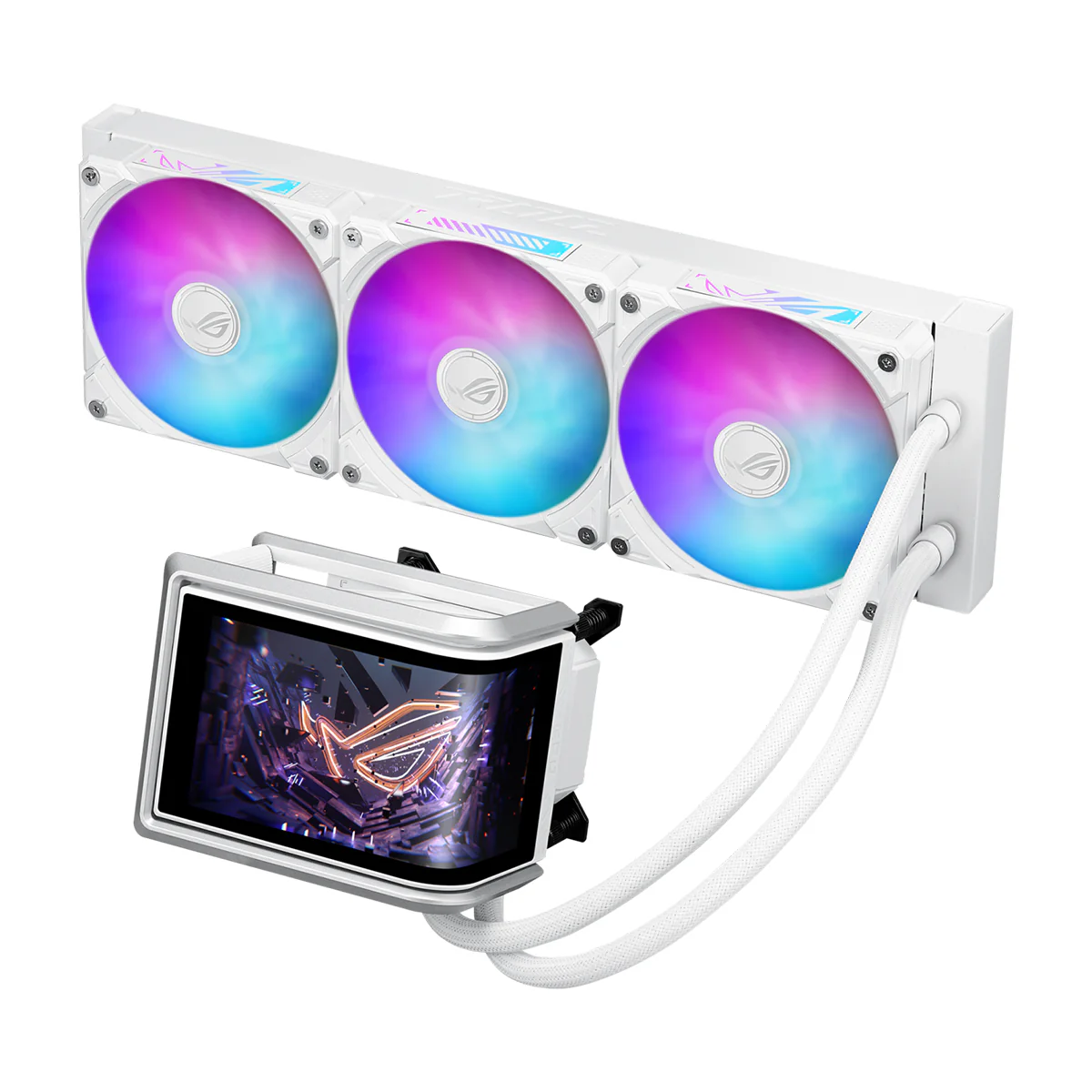 ASUS ROG Ryuo IV 360 ARGB CPU Liquid Cooler (Black, White) - Image 11