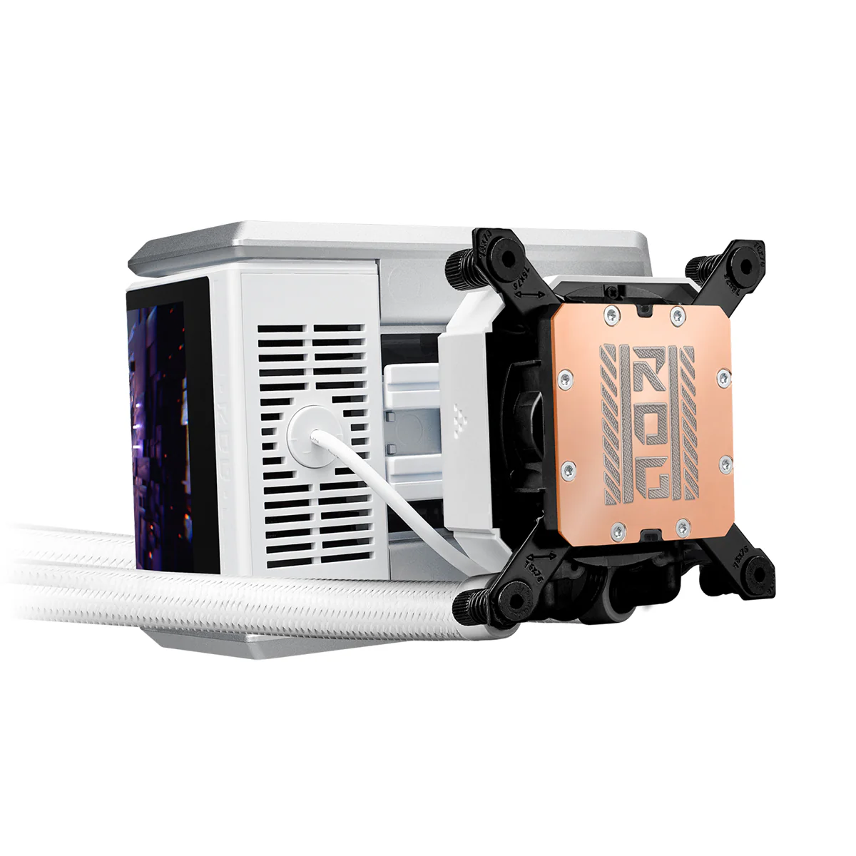 ASUS ROG Ryuo IV 360 ARGB CPU Liquid Cooler (Black, White) - Image 17