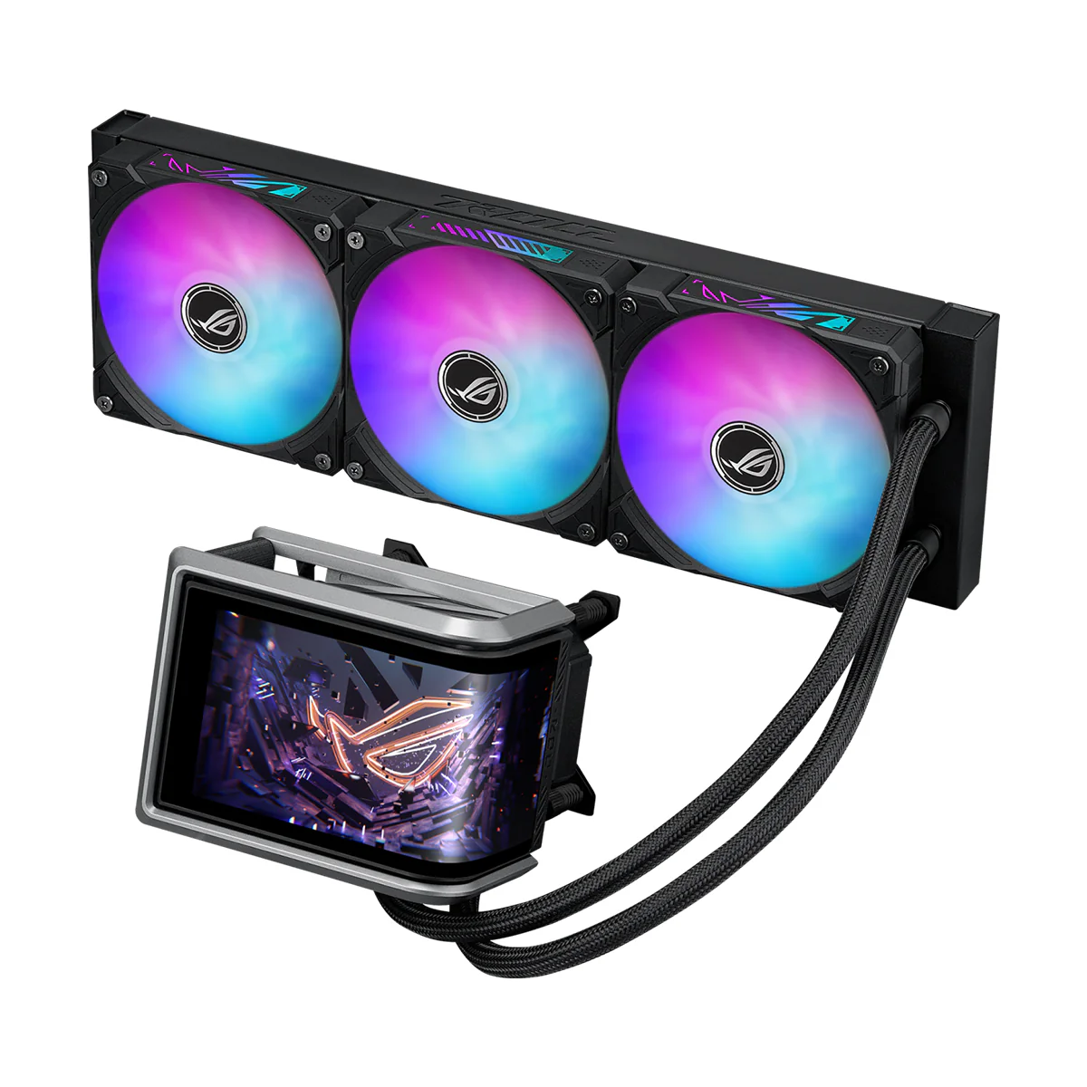 ASUS ROG Ryuo IV 360 ARGB CPU Liquid Cooler (Black, White) - Image 2
